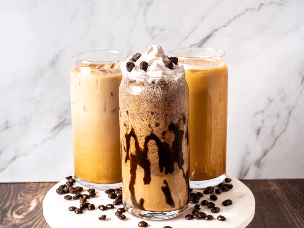 WHITE MOCHA FRAPPE.