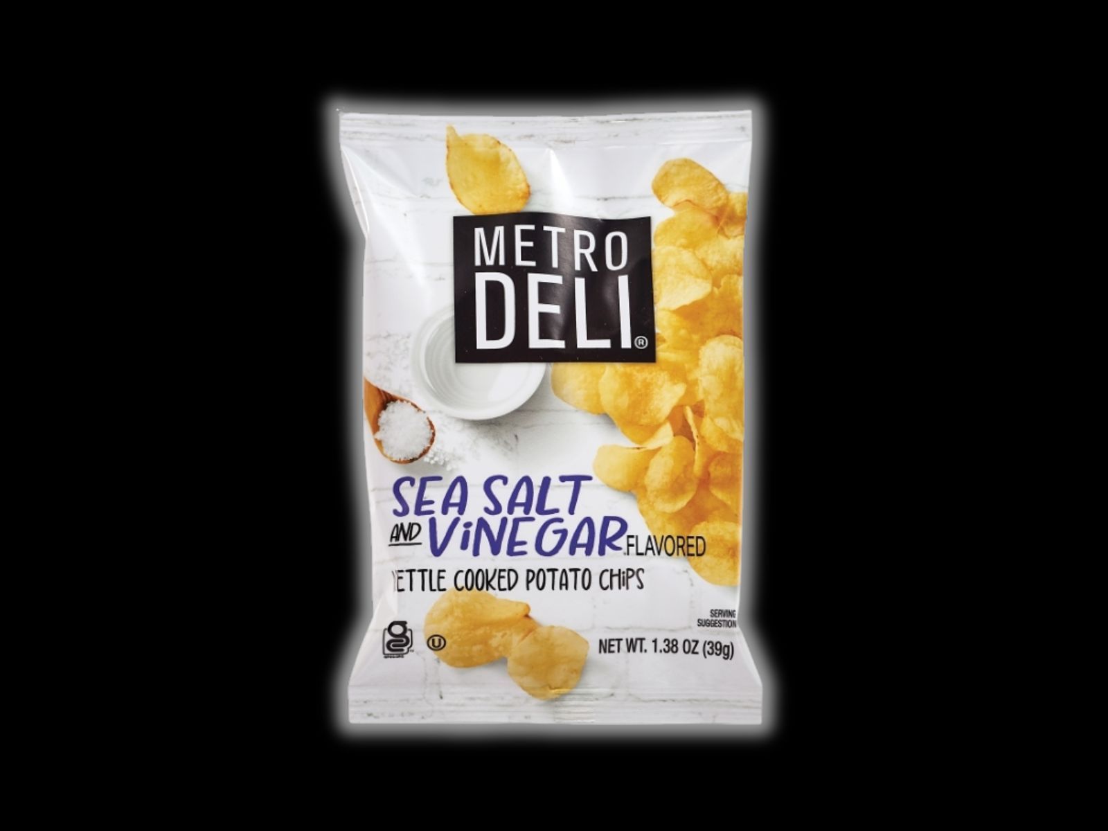 KETTLE Chips - SEA SALT & VINEGAR.