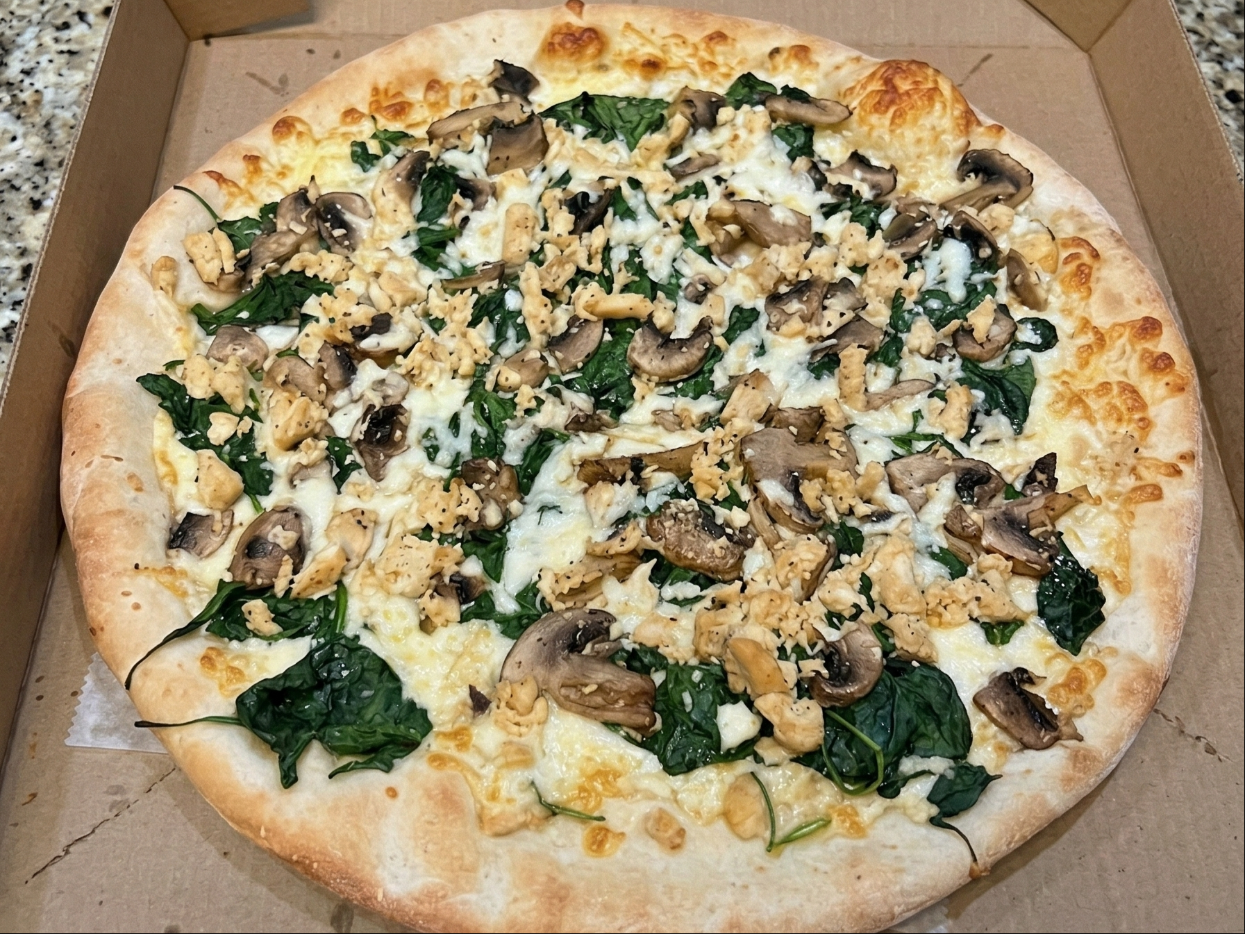 Chicken Florentine.