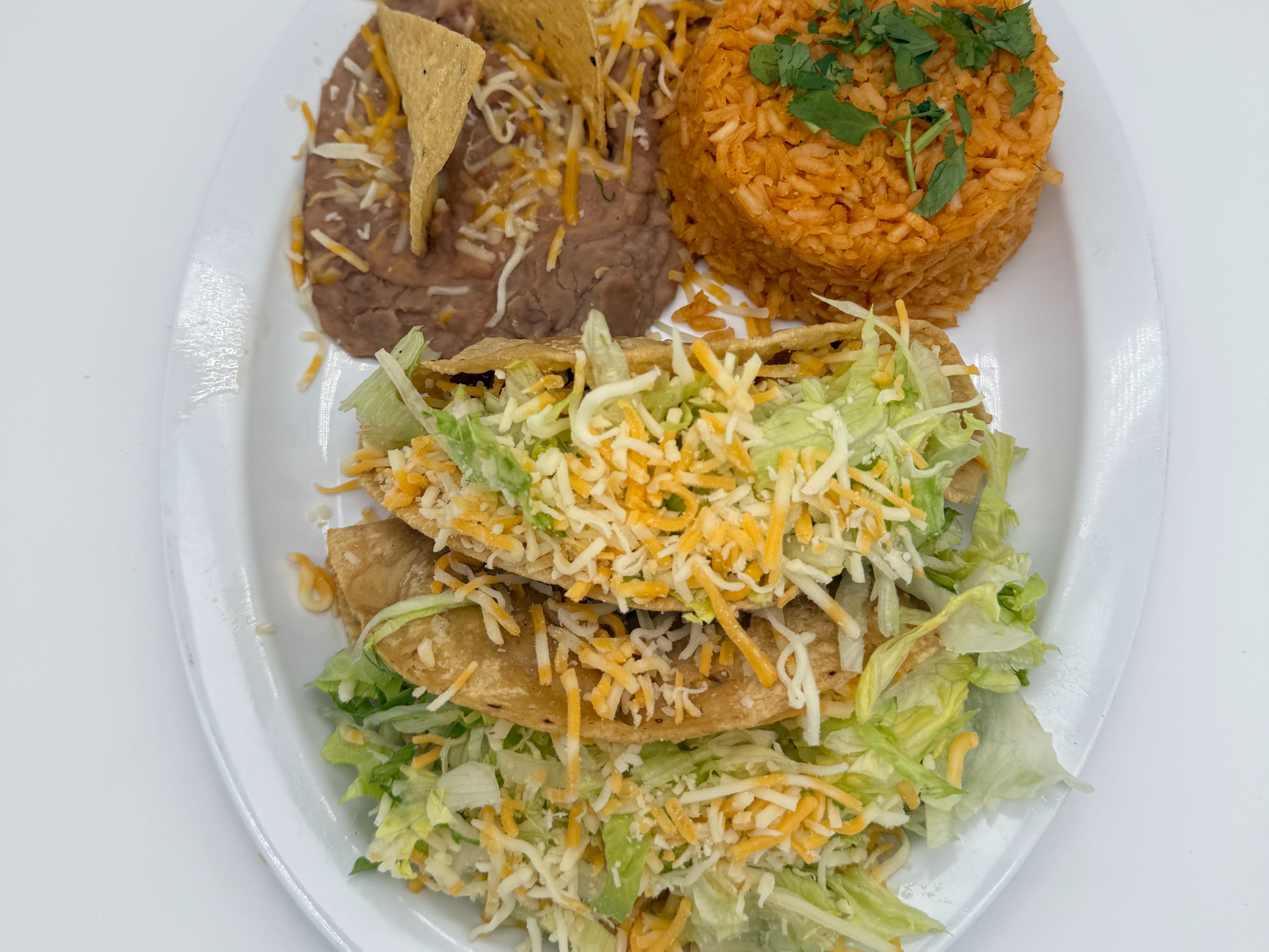 two crunchy tacos combo