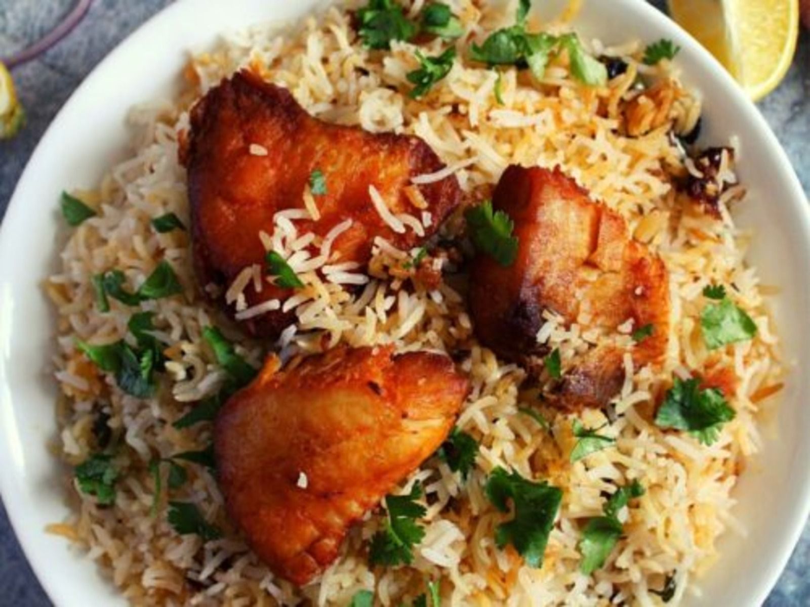Salmon Fish Biryani