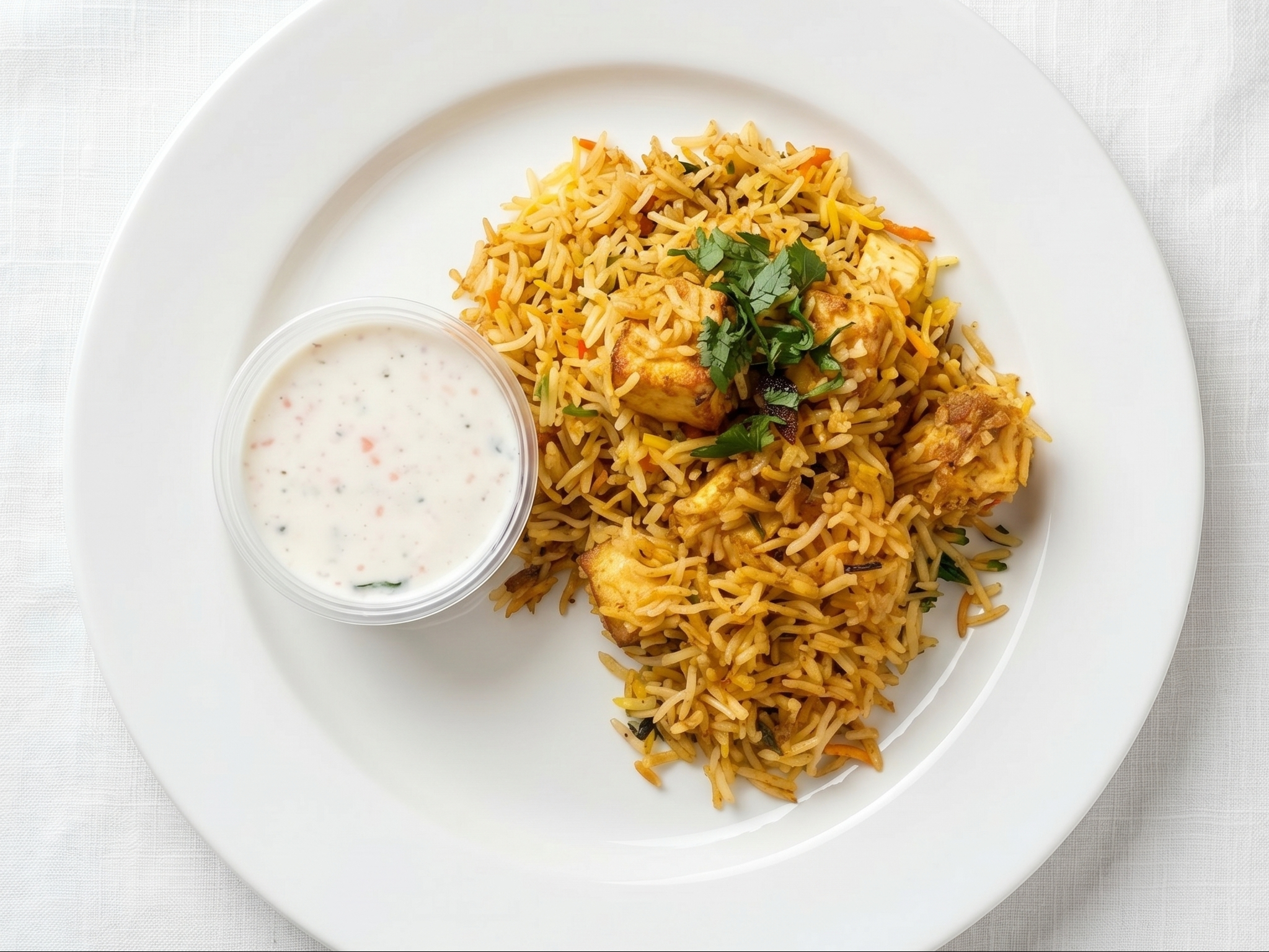 Paneer Biryani.