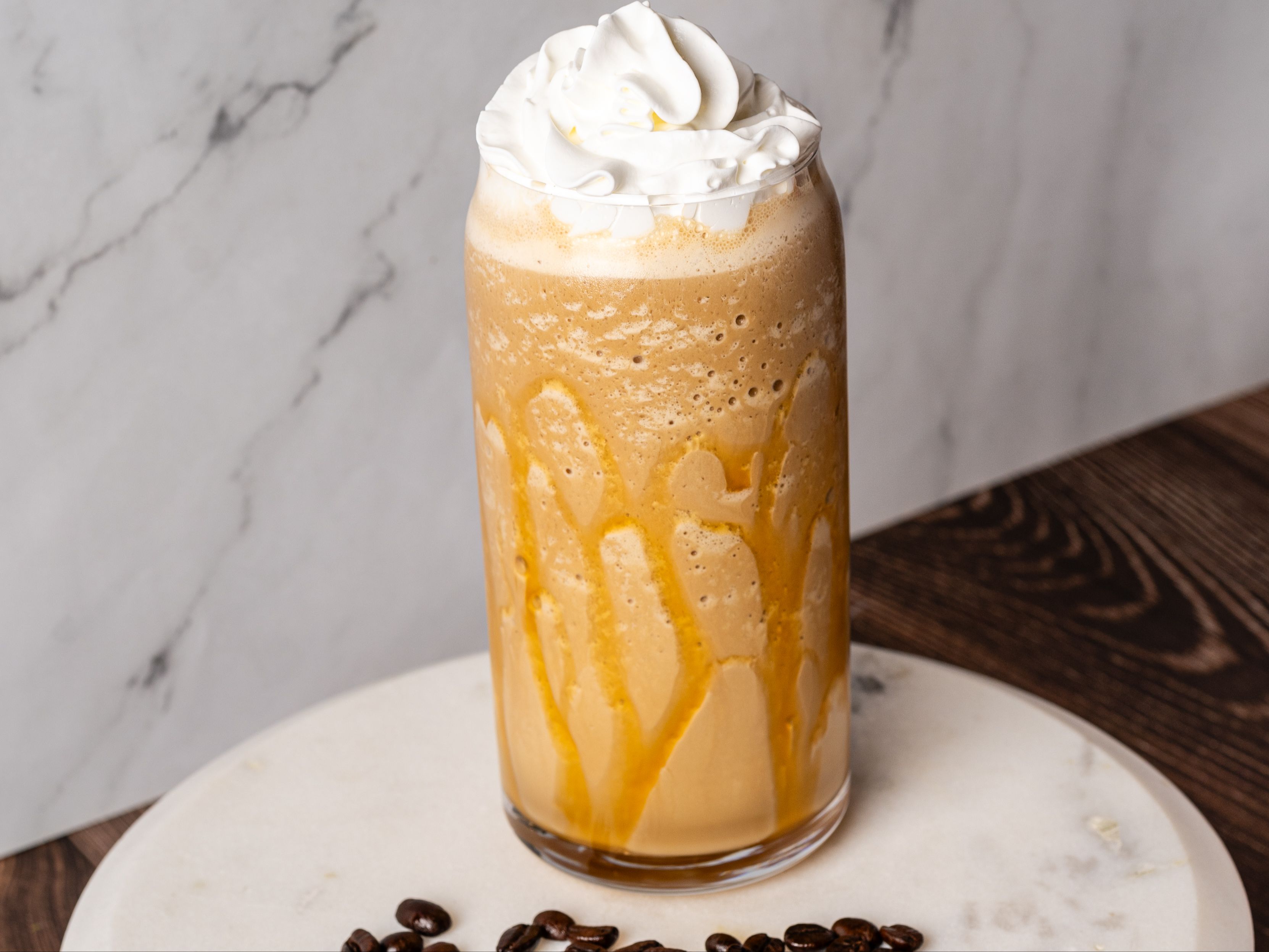 CARAMEL FRAPPE.