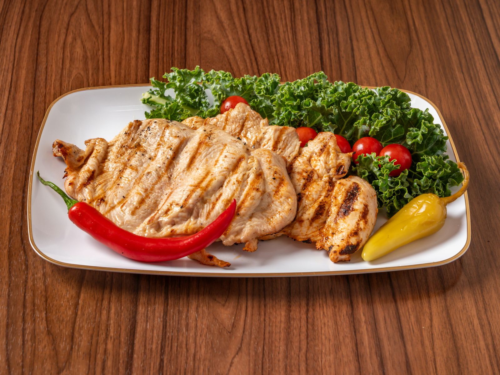 Grilled Chicken Platter (2 Pieces).