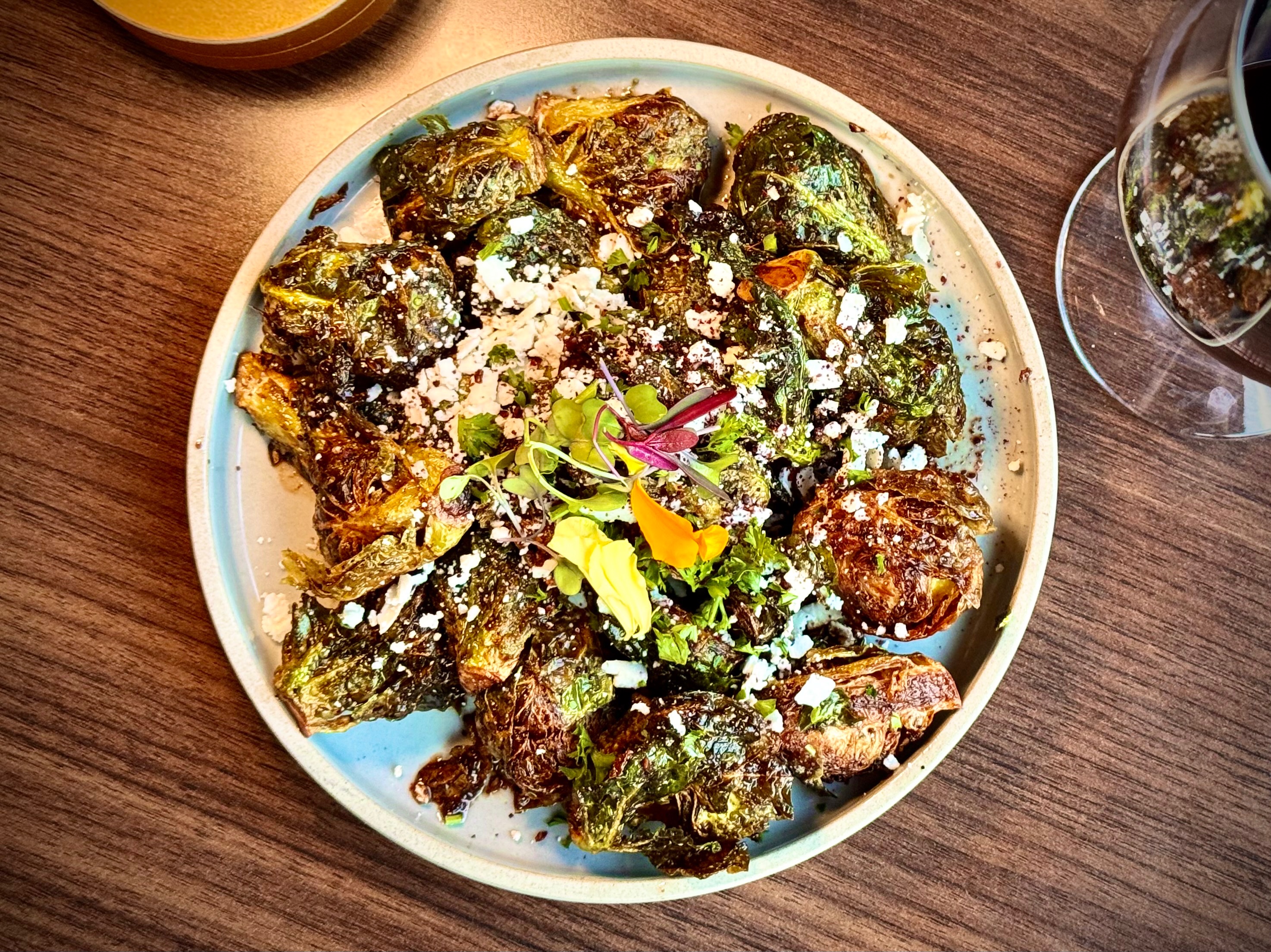 Brussels Sprouts & Feta.