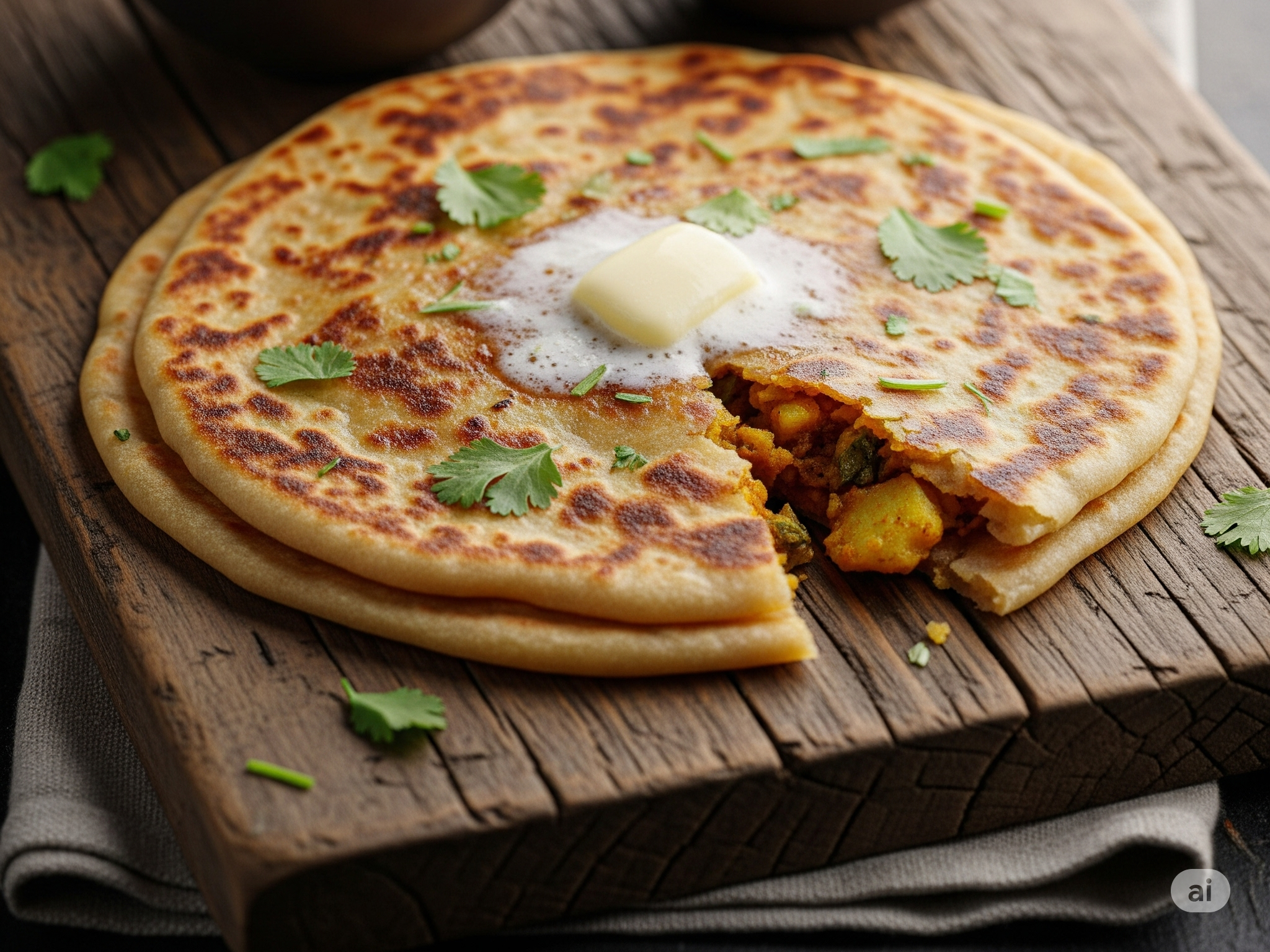 Aloo Paratha.