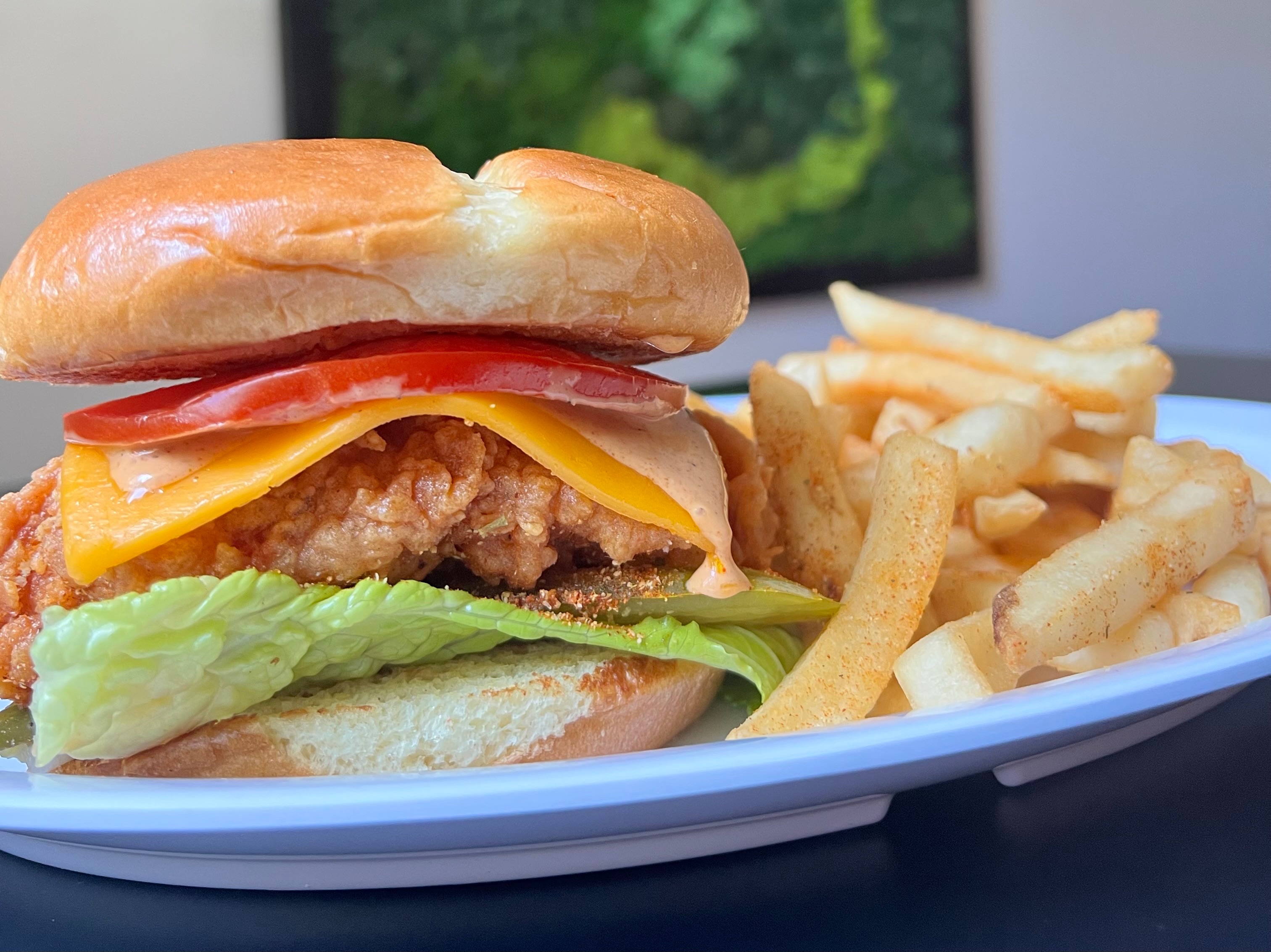 Combo #4 Cajun Asian Sandwich.