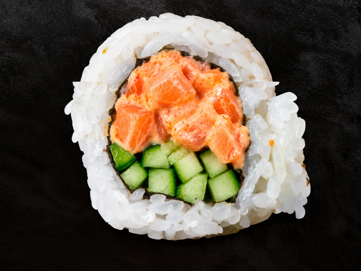 Spicy Salmon Roll*.