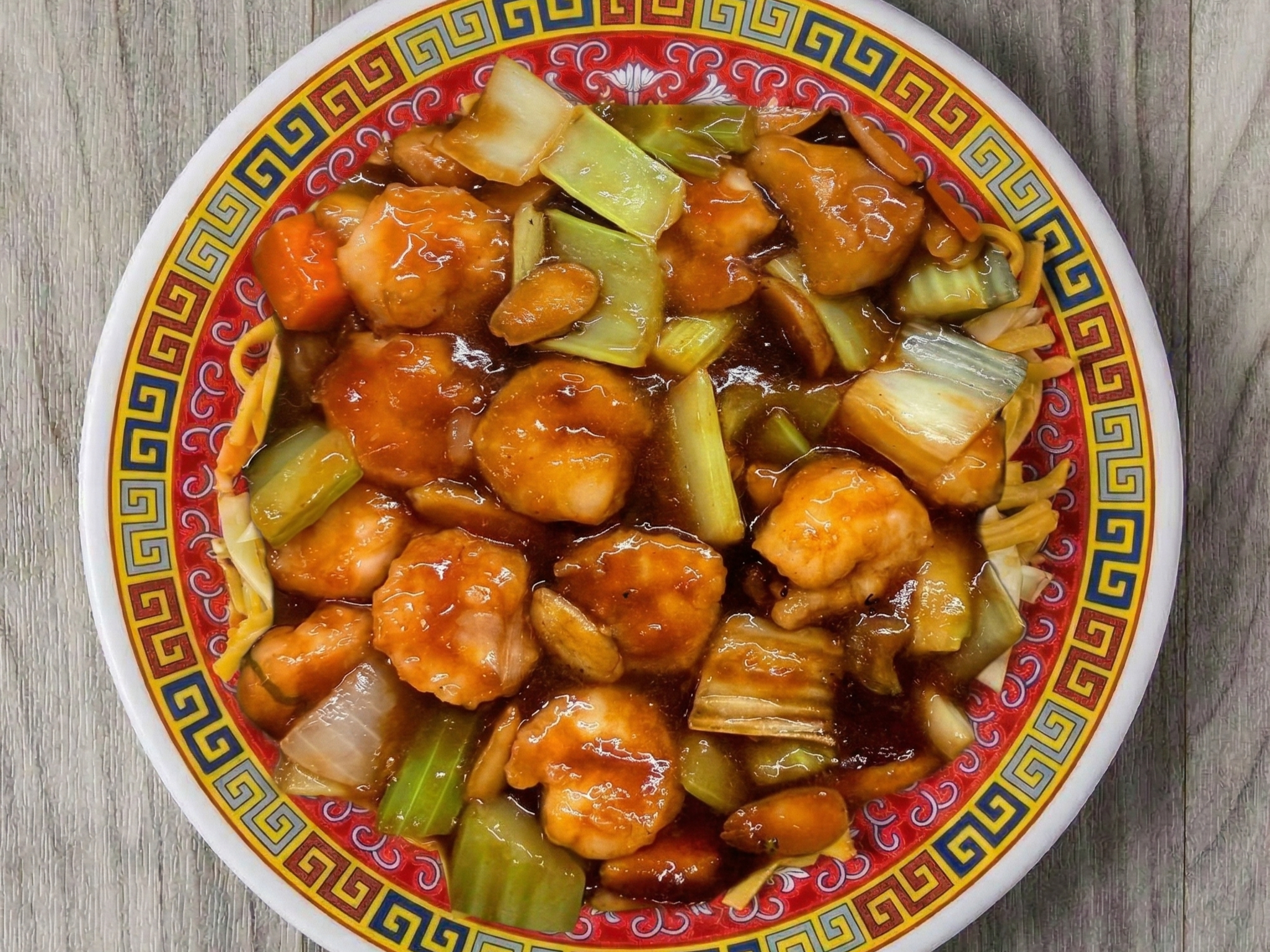 Shrimp With Almond.