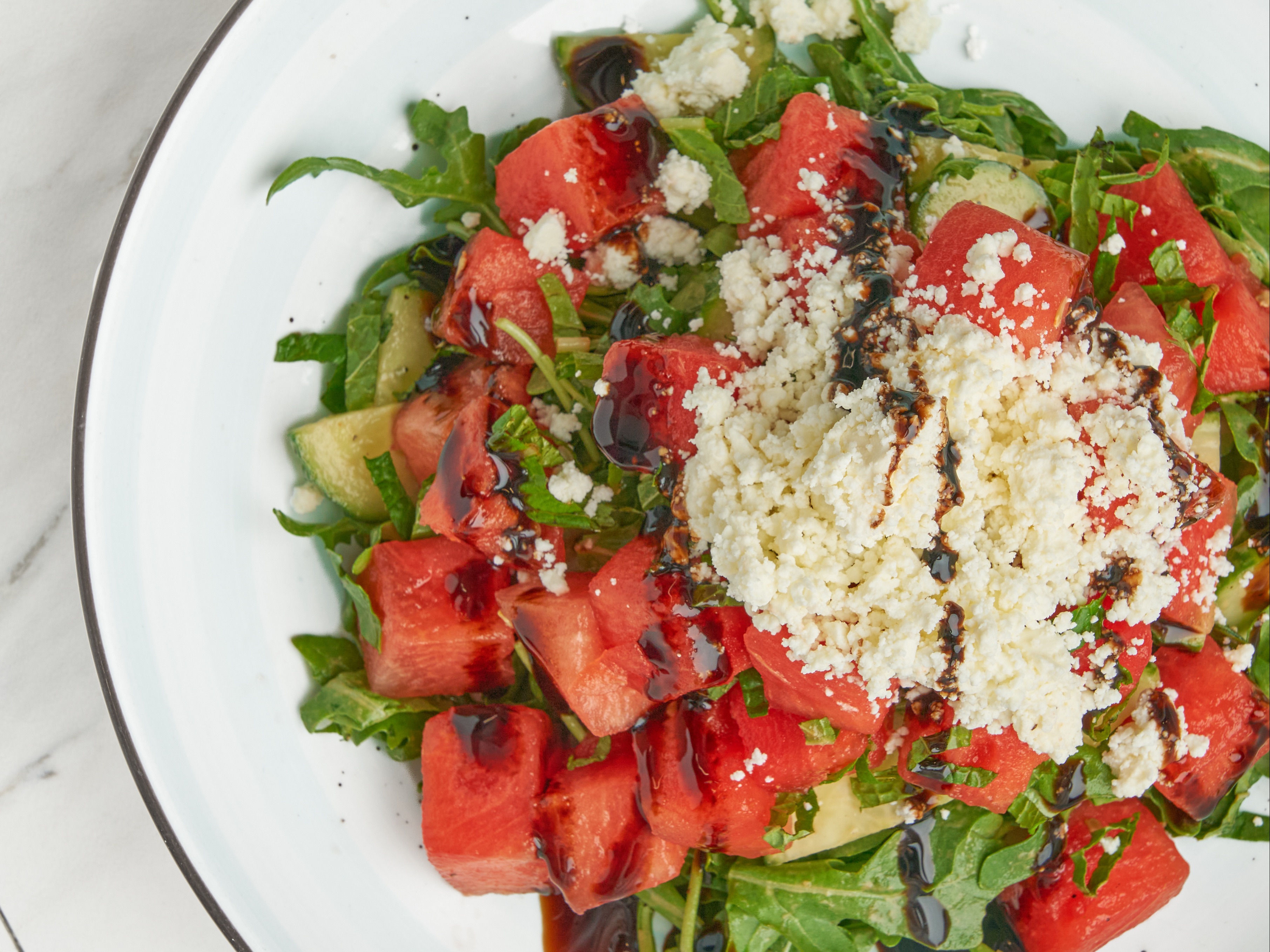 Watermelon Feta Salad.