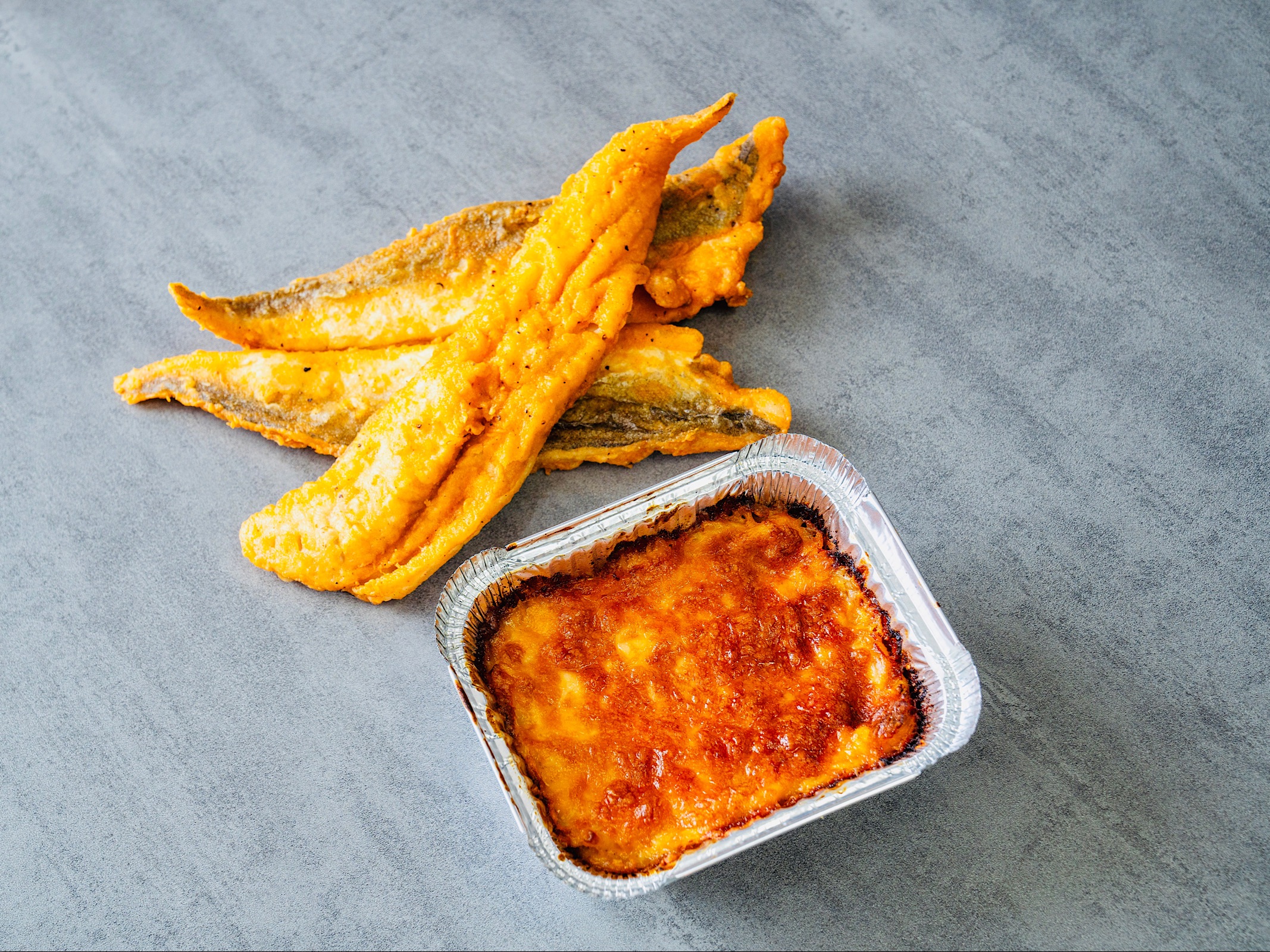 3 Whiting Fish & 1 Side.