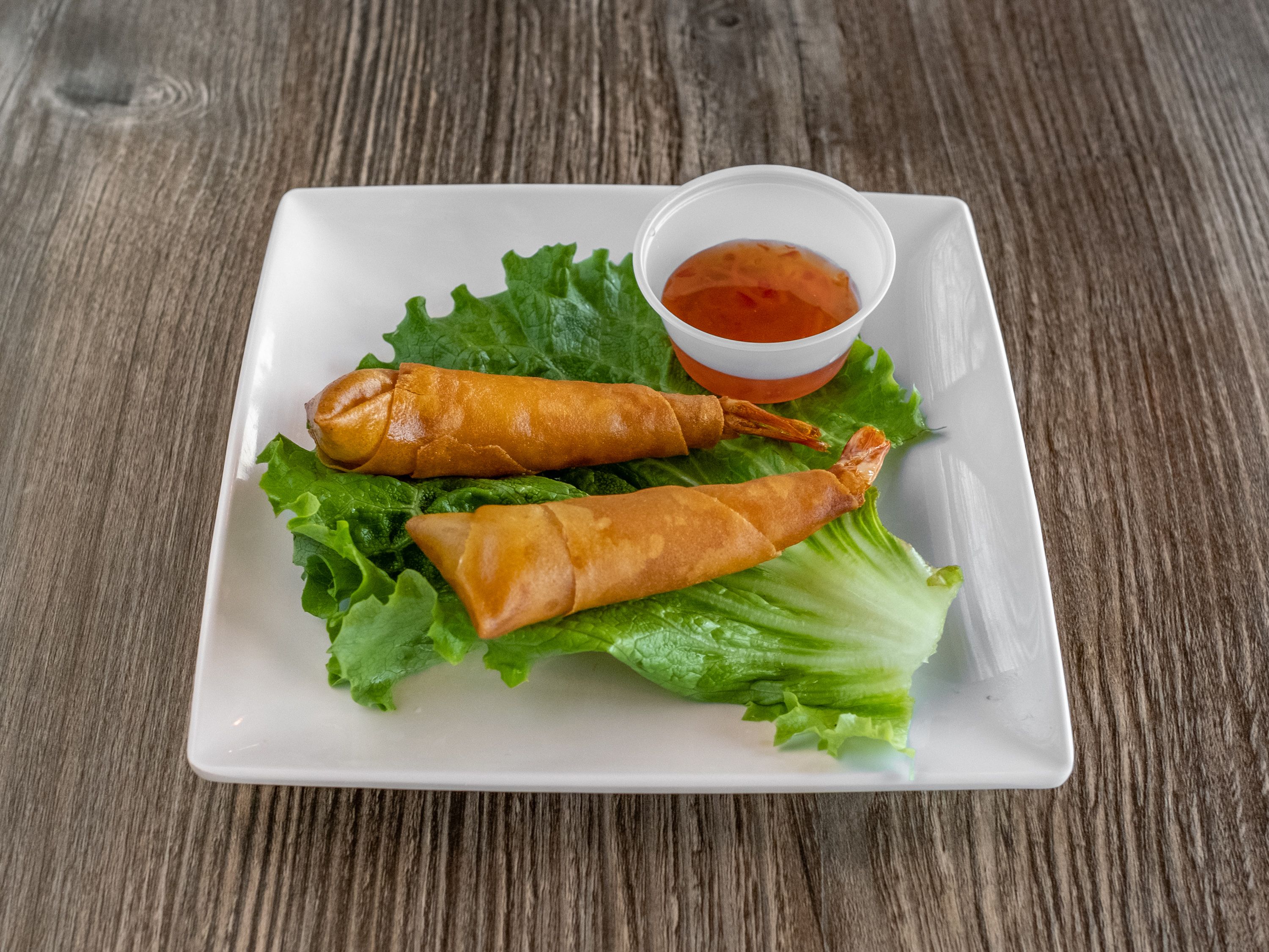 F2. Fried Shrimp Egg Rolls.