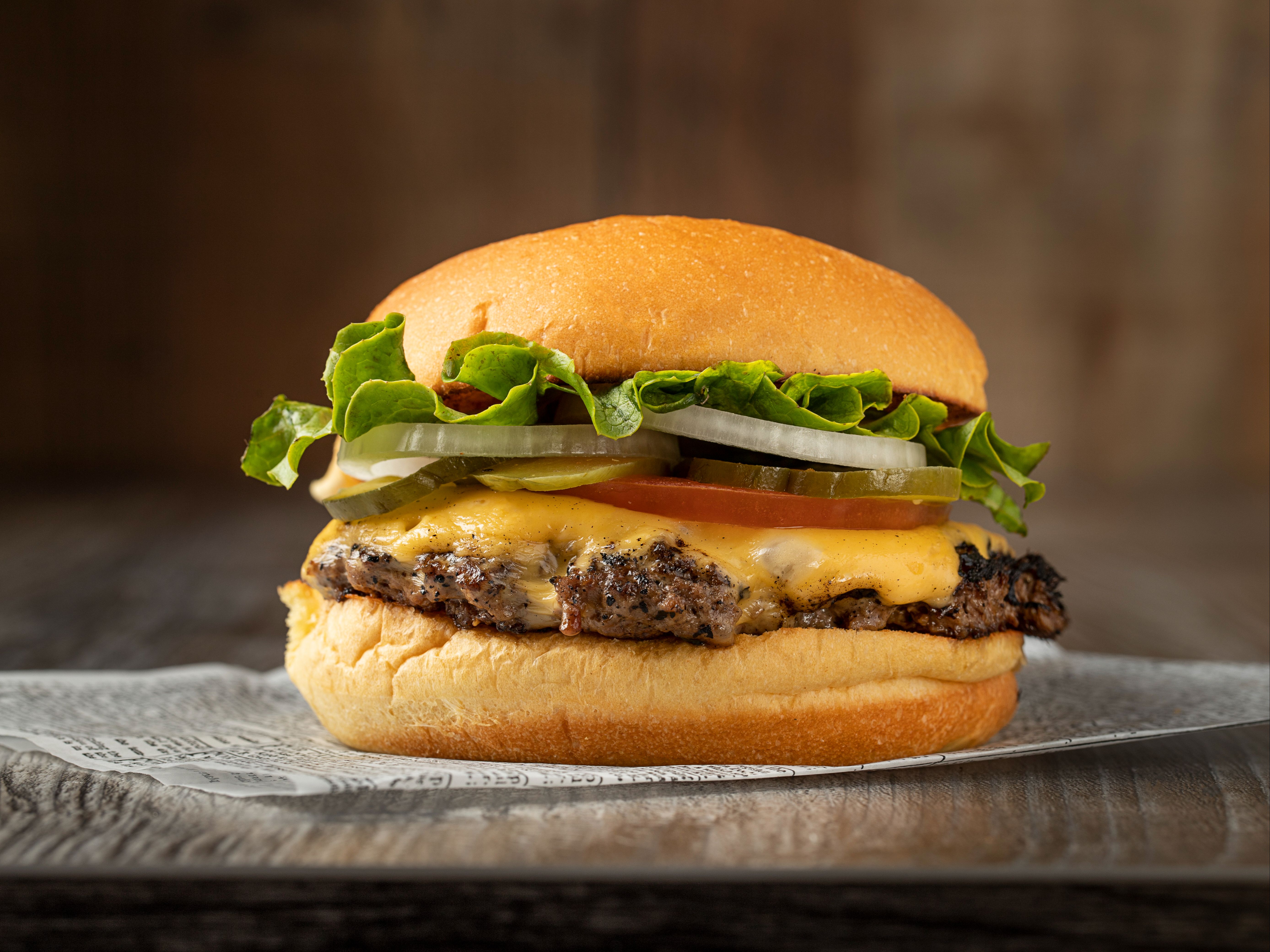 The Juicy Smashed Burger.