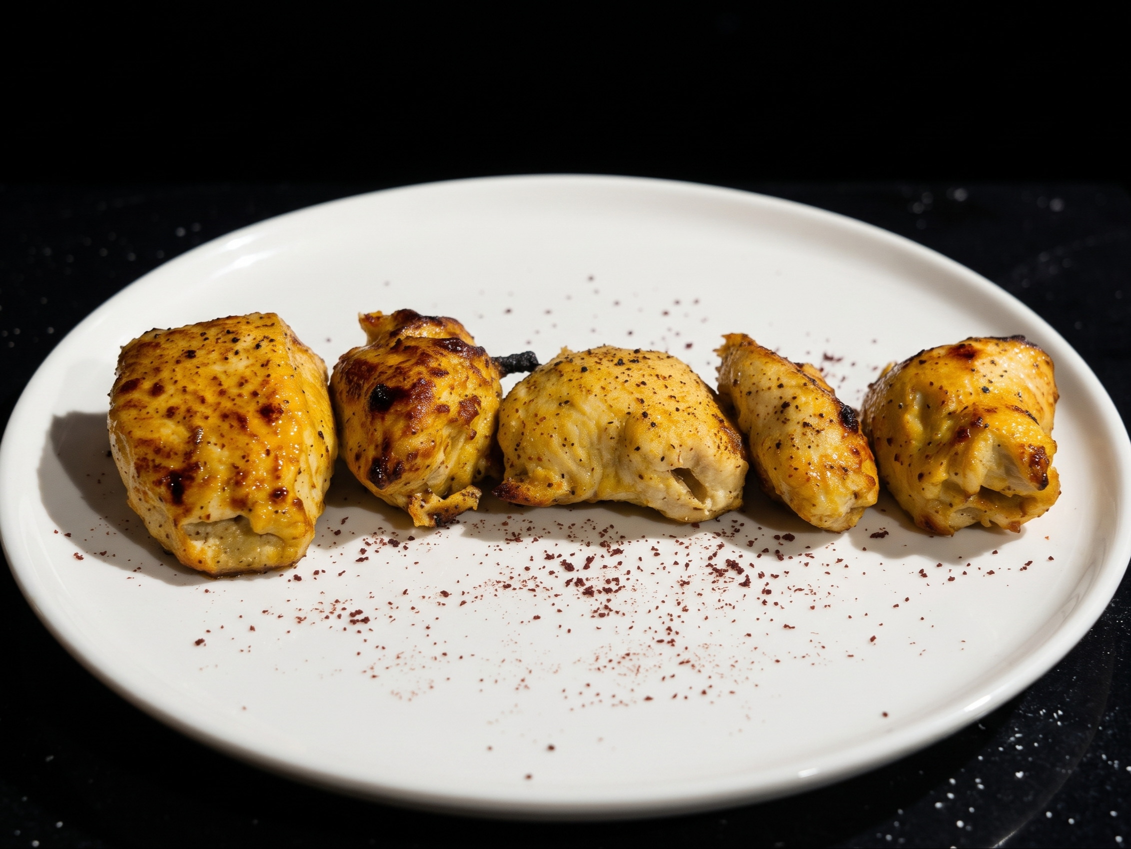 Chicken Kabob Single Skewer.