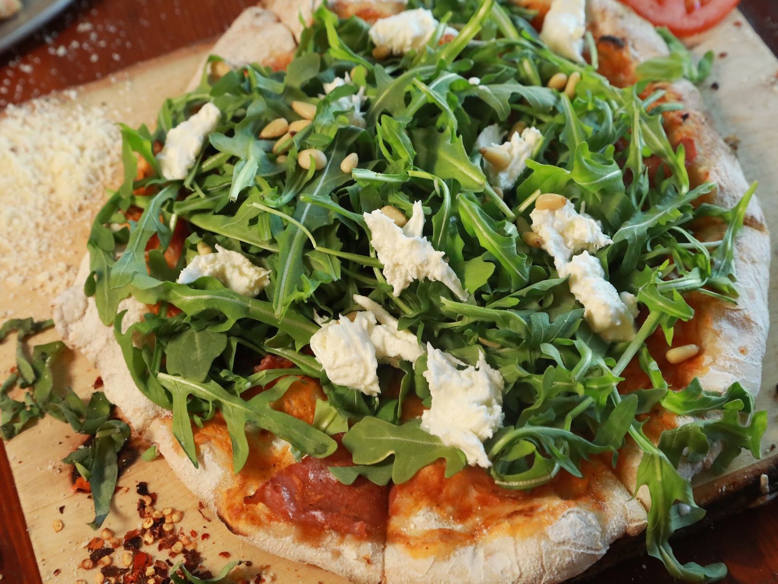 Mini Rocket Man Pizza.
