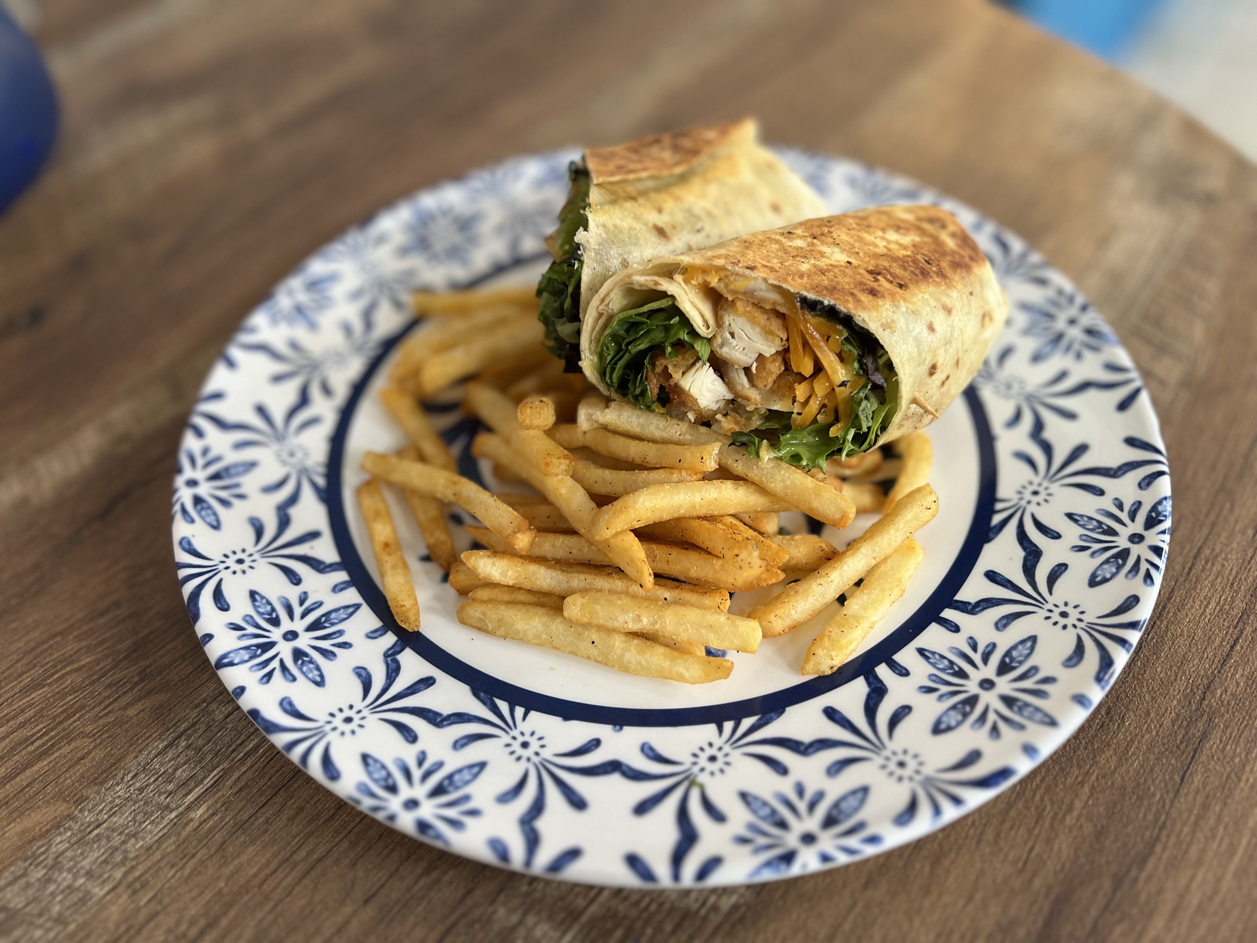 Honey Mustard Chicken Wrap.