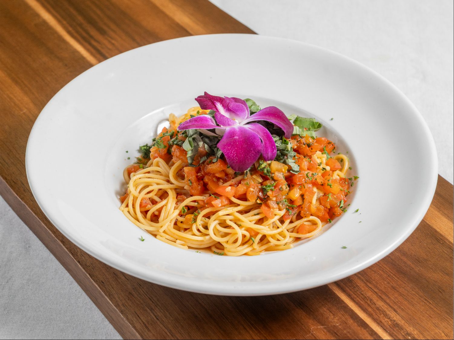 Spaghetti Alla Checca.