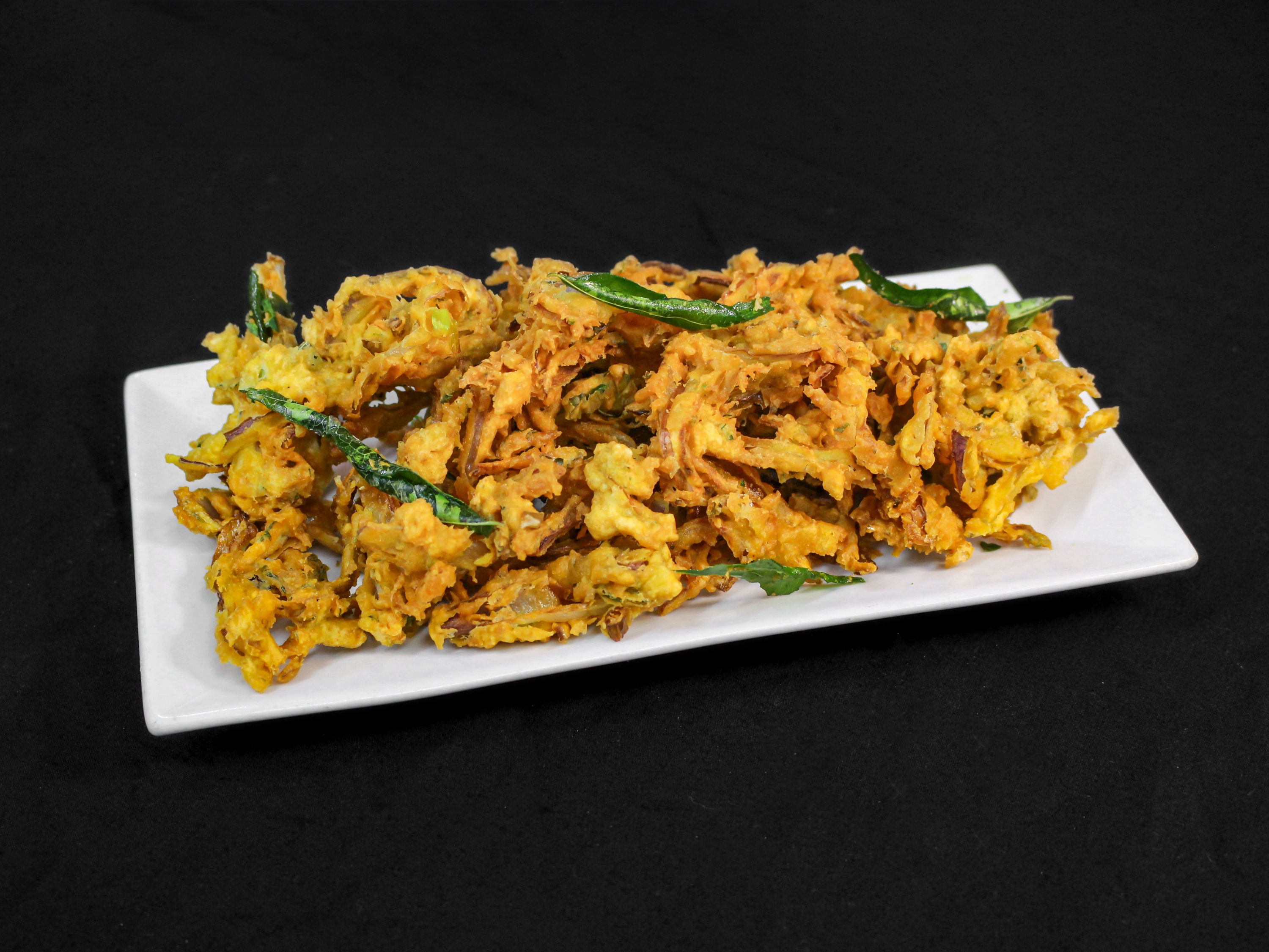 Onion pakoda.