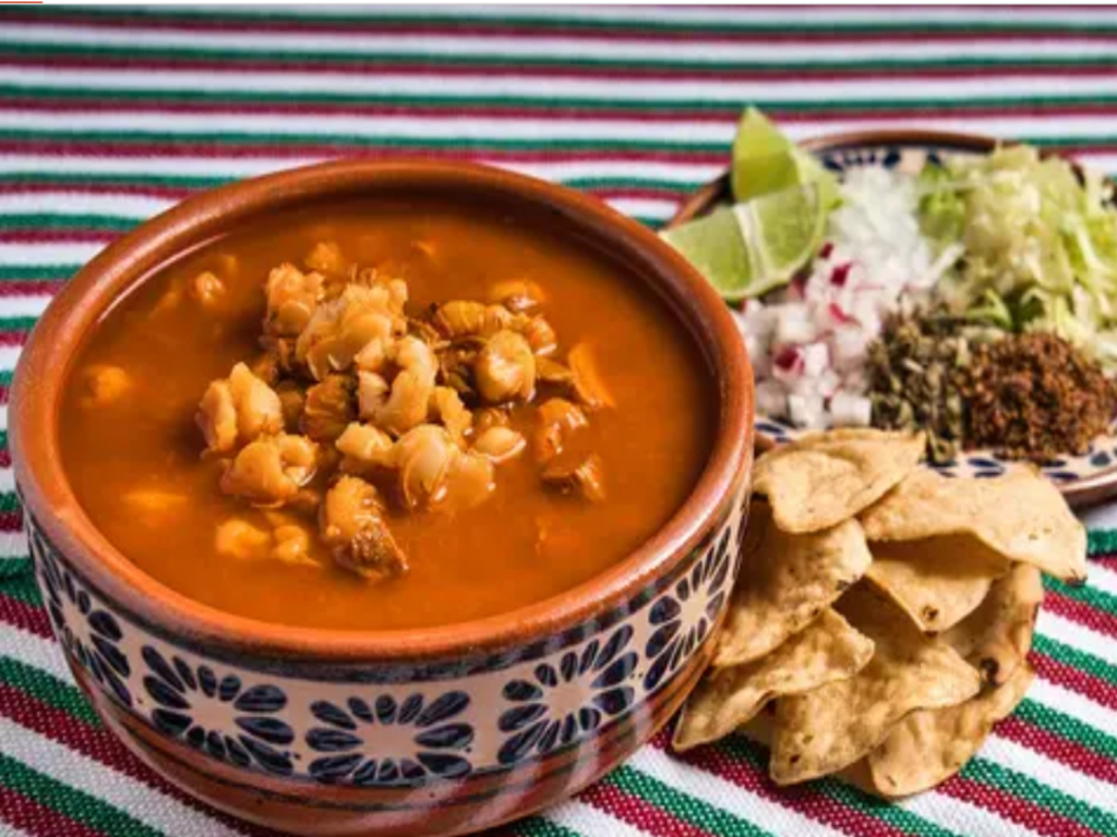 Pozole Rojo Mexicano.