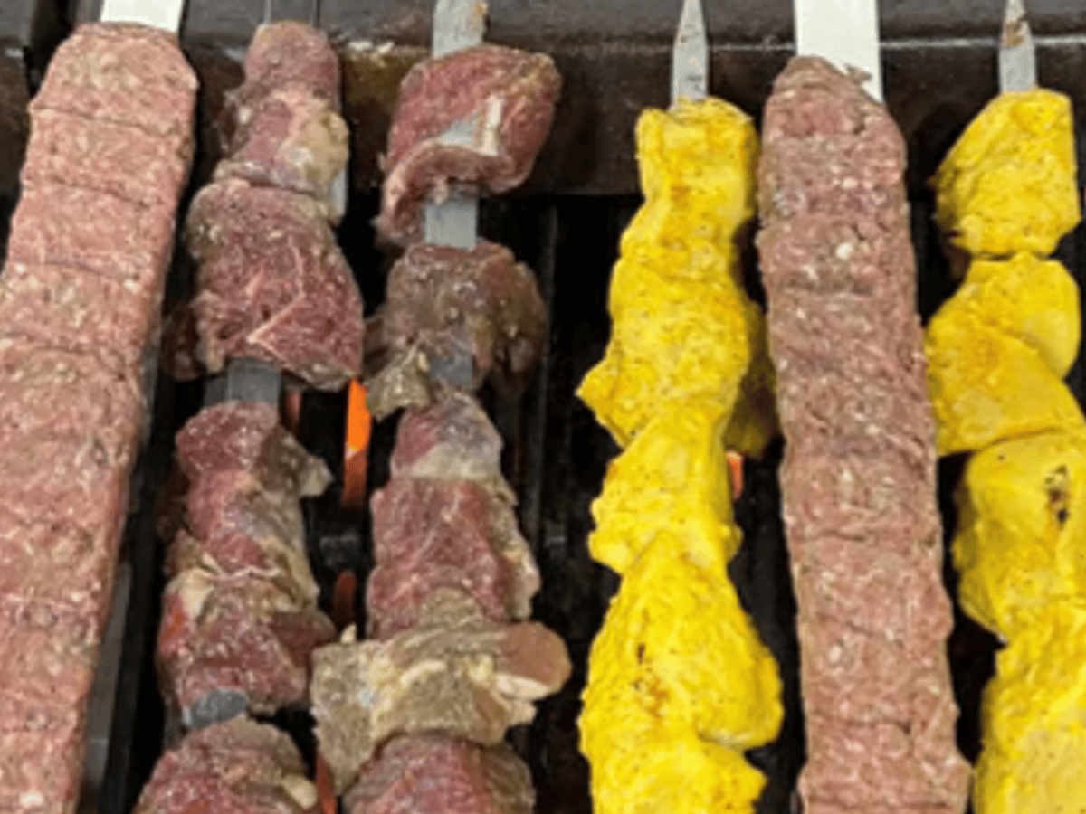 Kofta, Lamb And Chicken Kebab.