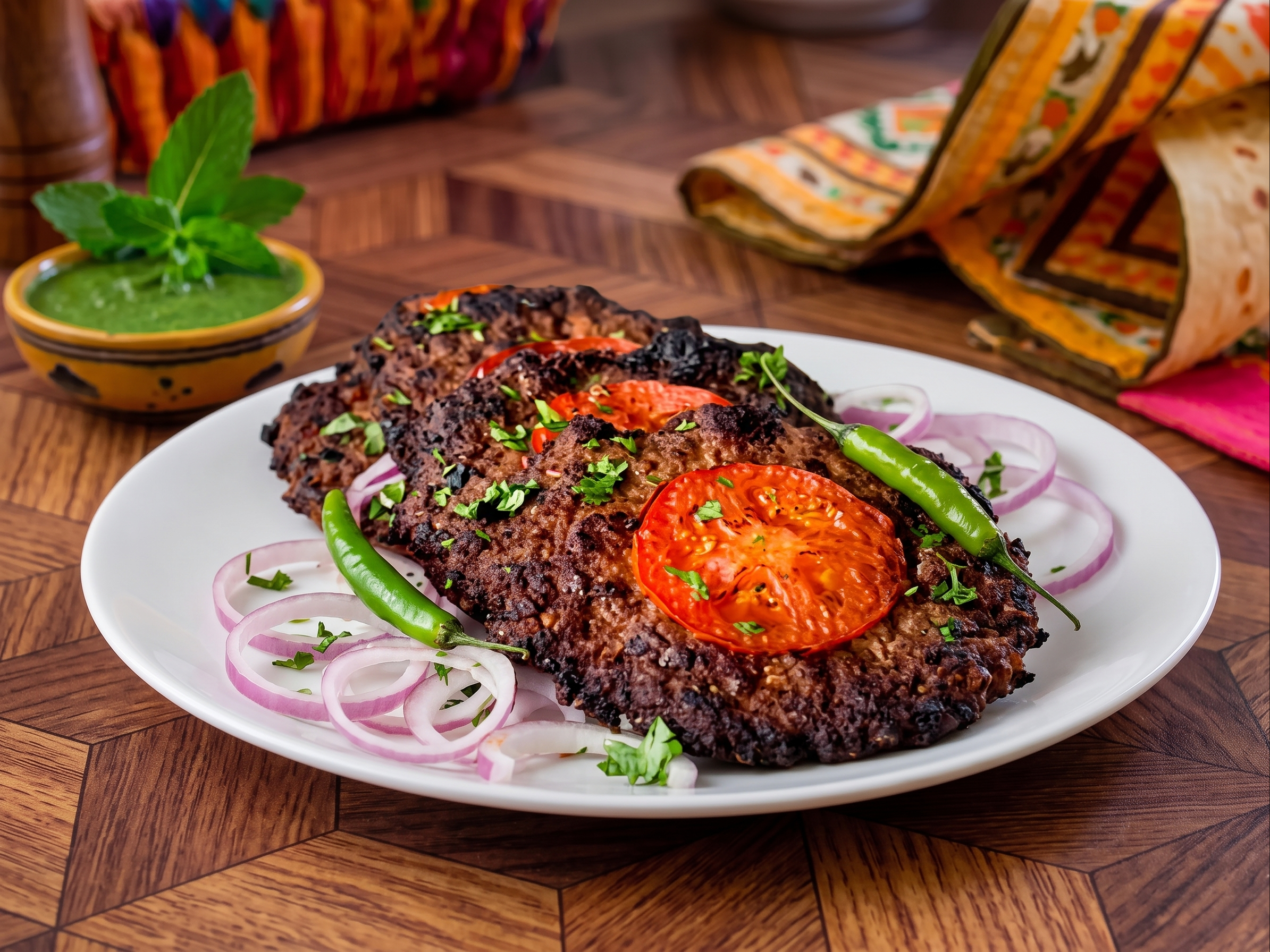 Beef Chapli Kabab 2 Pc.