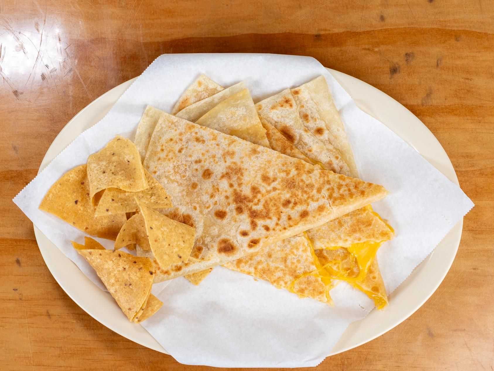 Cheese Quesadilla.
