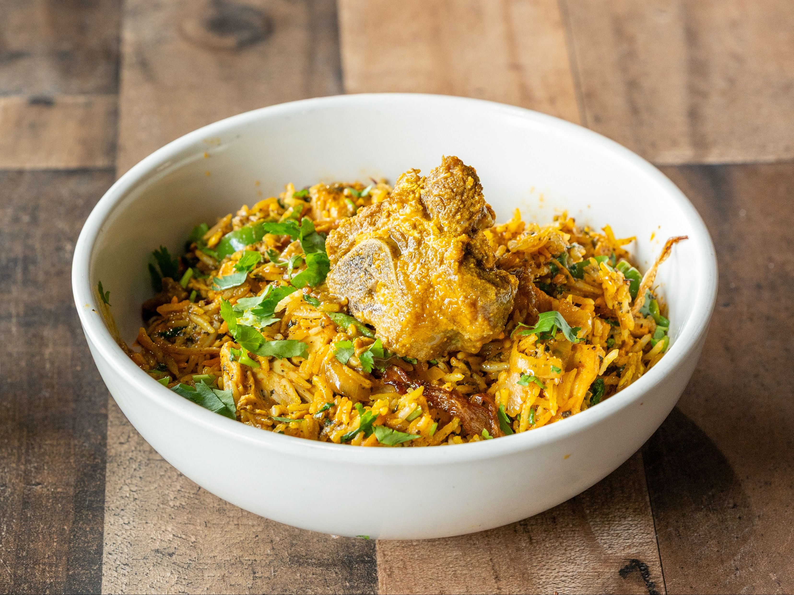 Goat Biryani.