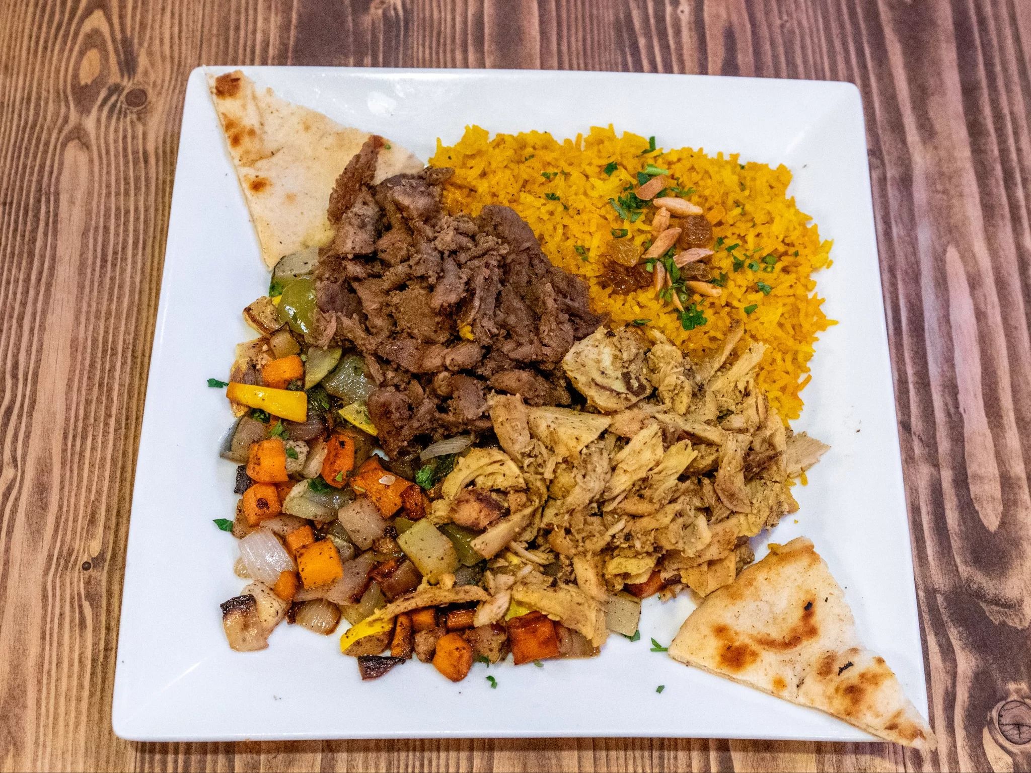 Shawarma Combo With Choice Of Your 2 Sides.