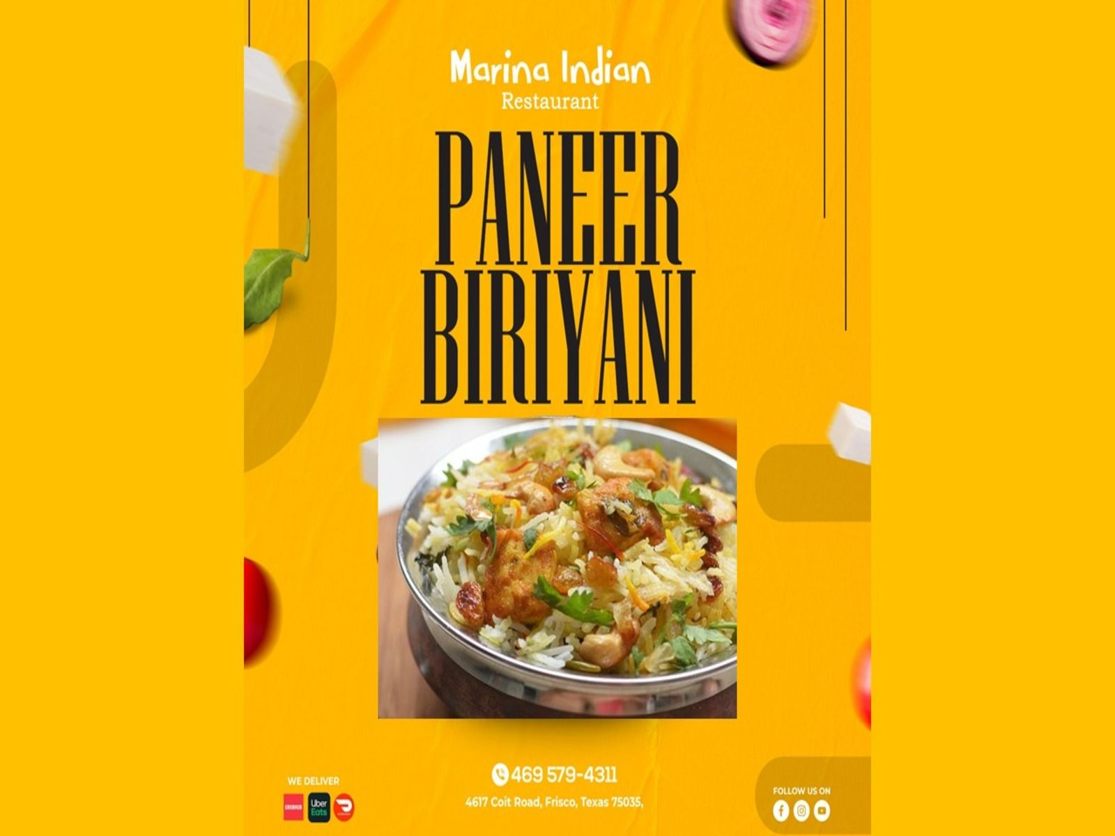 Paneer Biryani