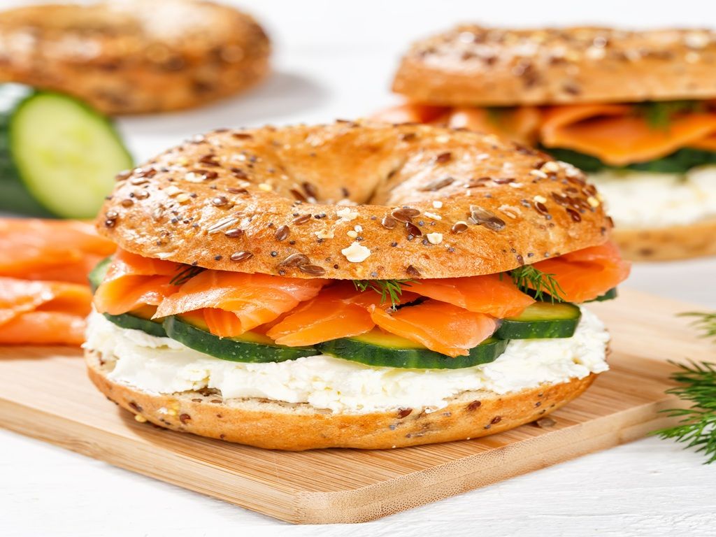 Lunch Bagel Sandwich.