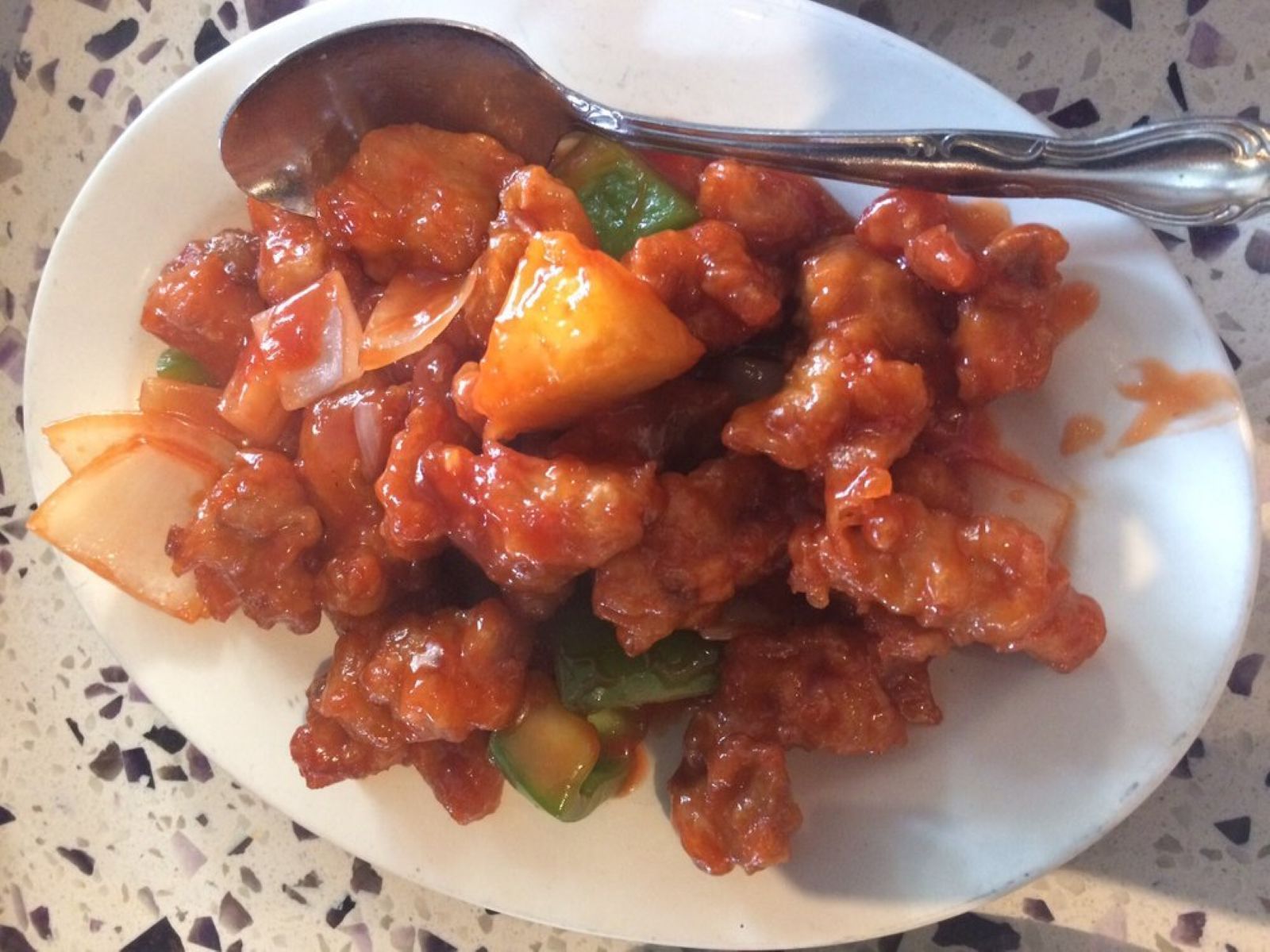 Sweet And Sour Pork.