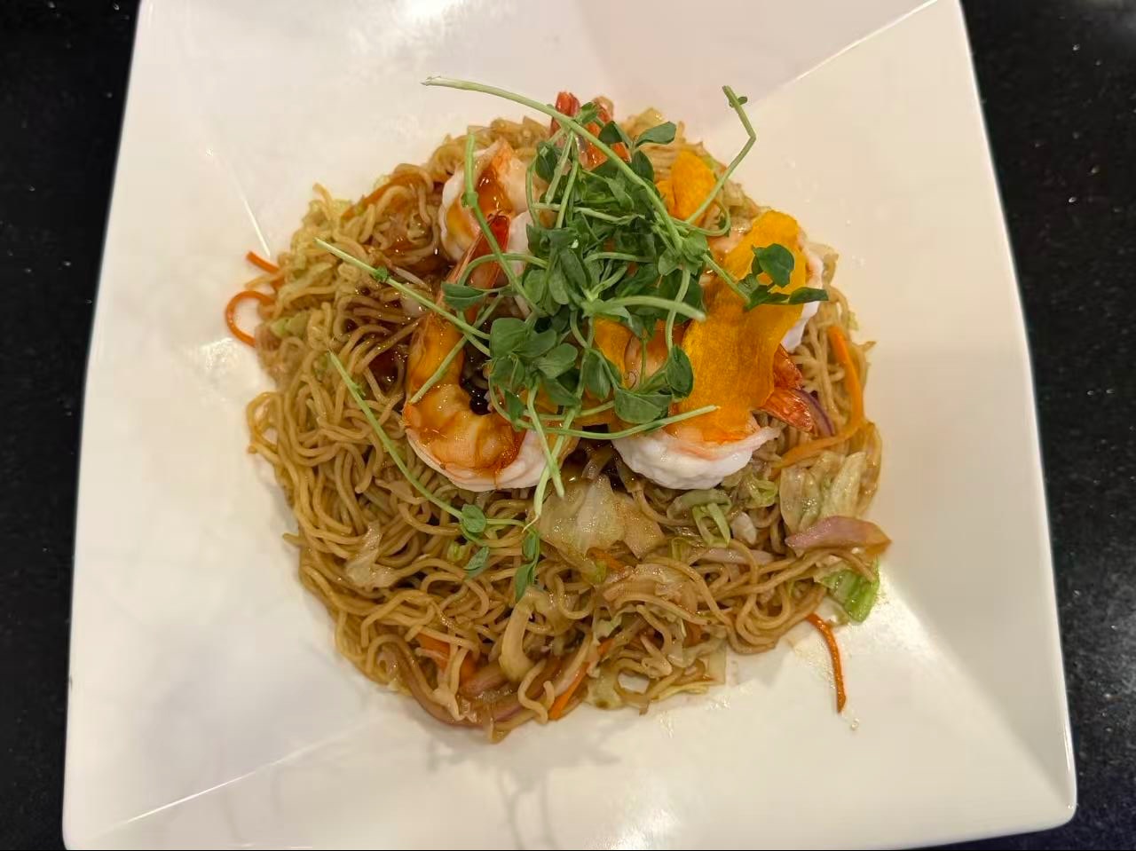 Shrimp Soba Noodles.