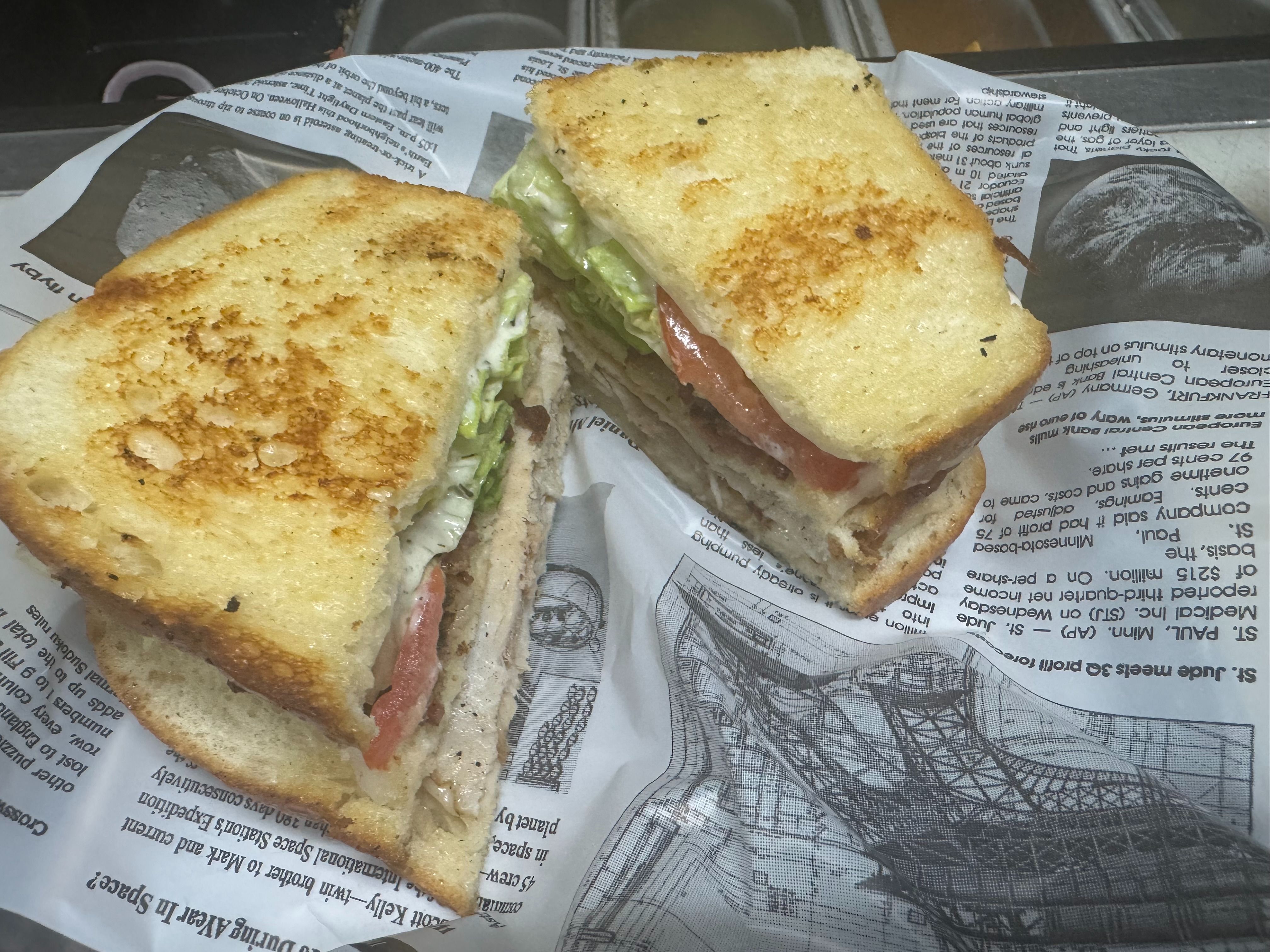 Turkey Club with Swiss.