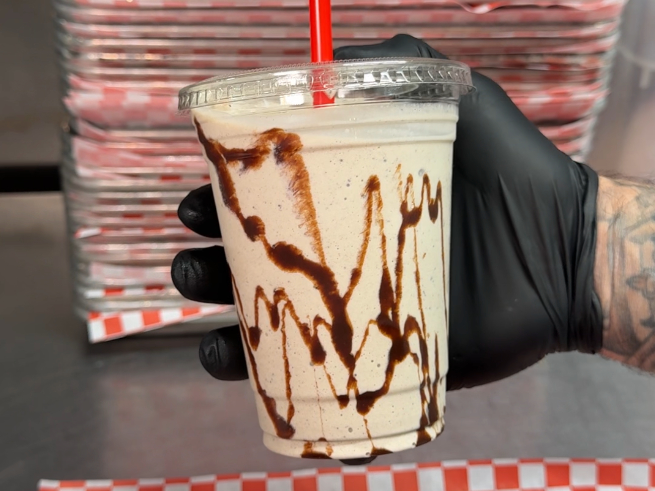 Chocolate Banana Milkshake.