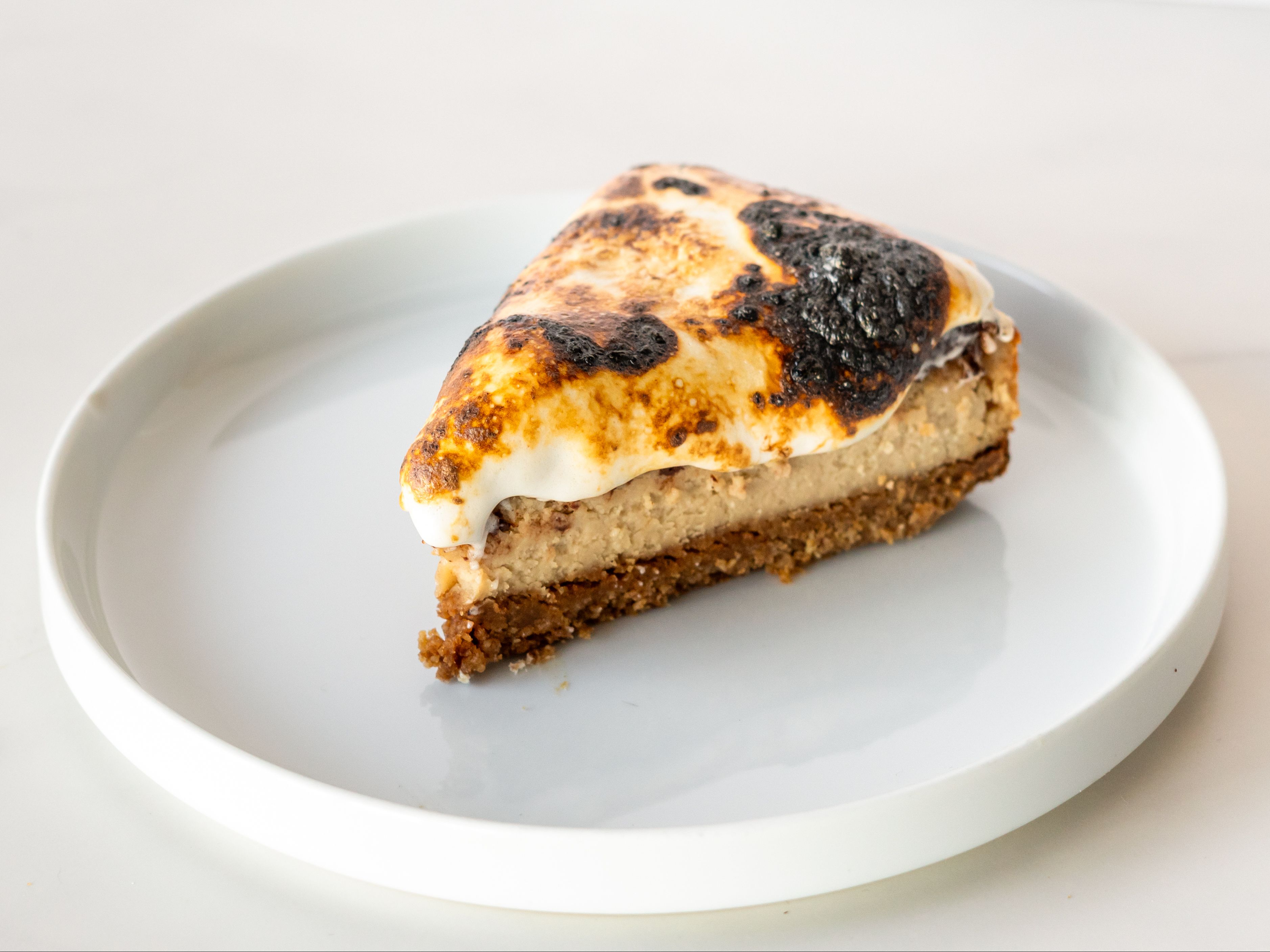 S'mores Cheesecake Slice