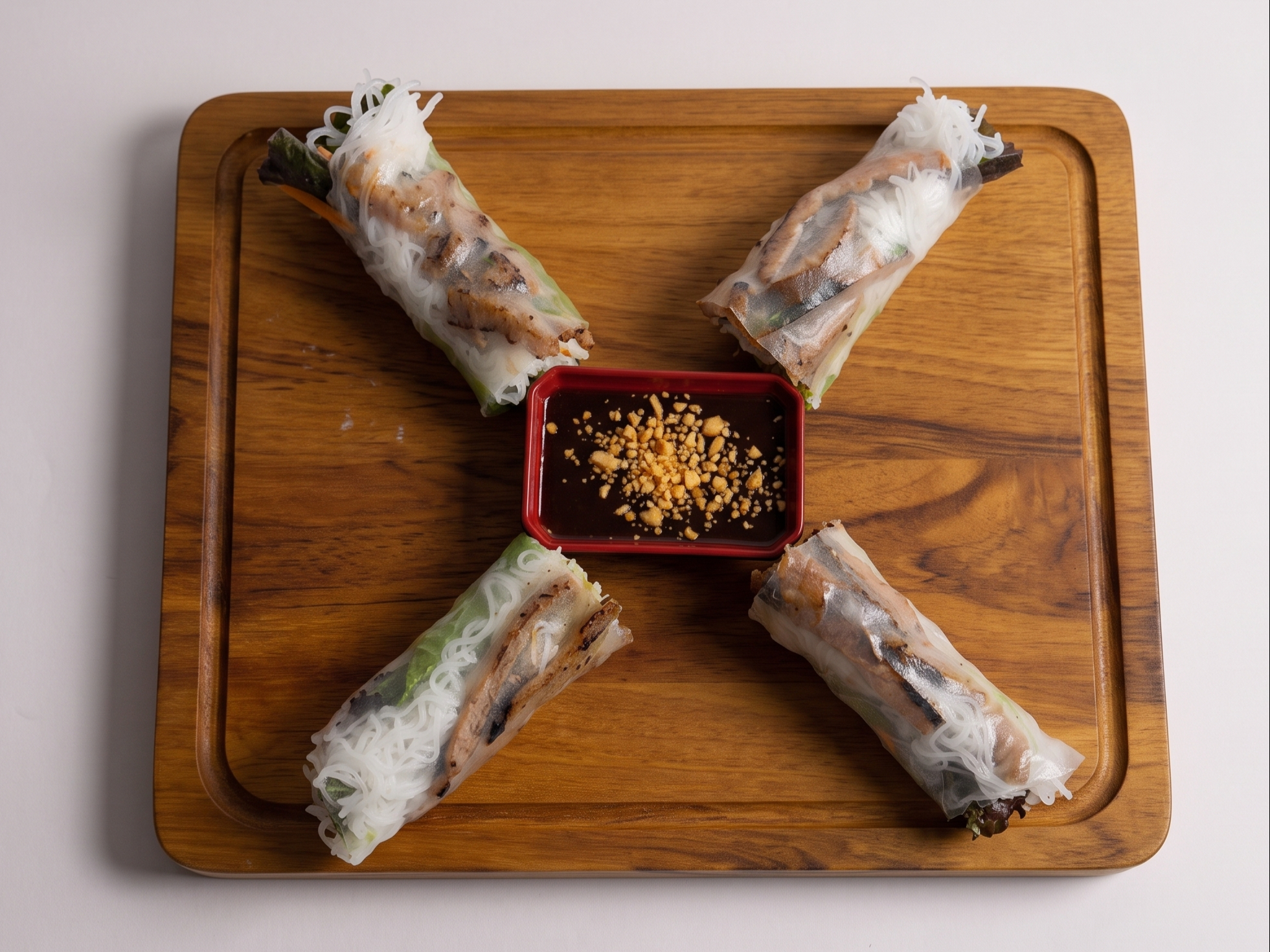 Grilled Meat Summer Roll.