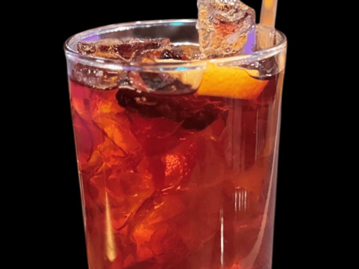 Cranberry Thai Iced Tea.