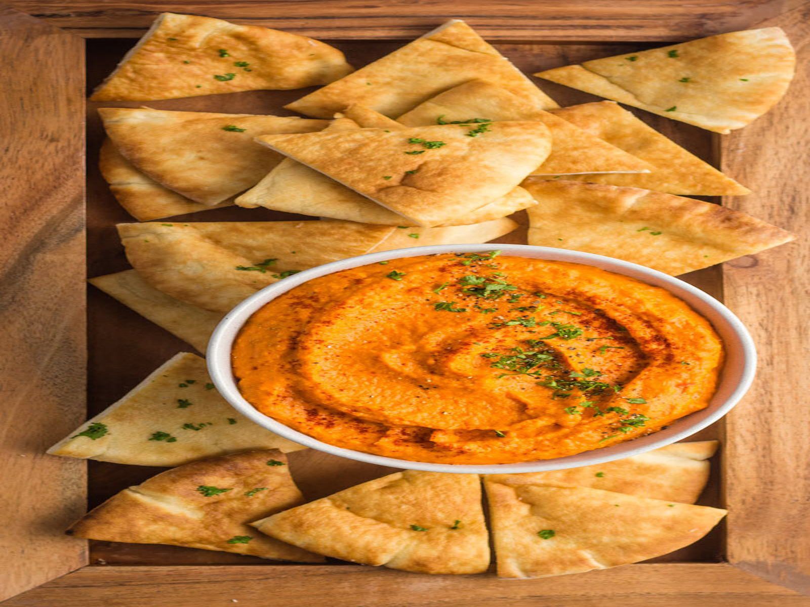 Pita Chips + Spread Small.