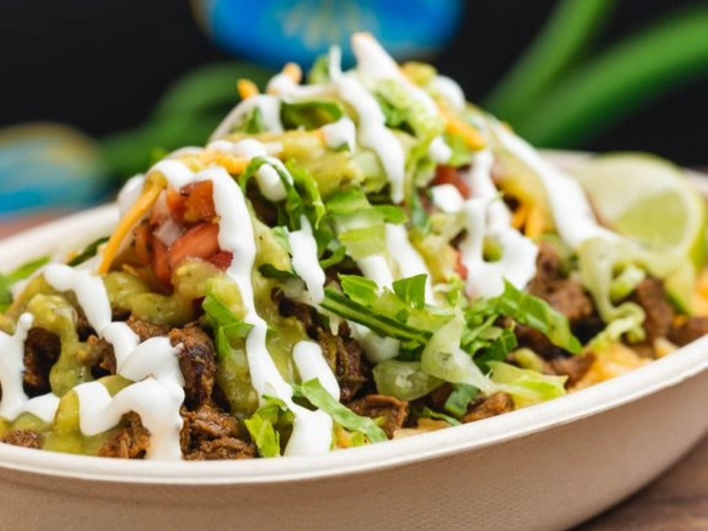 Shrimp A La Plancha Fajita Bowl.