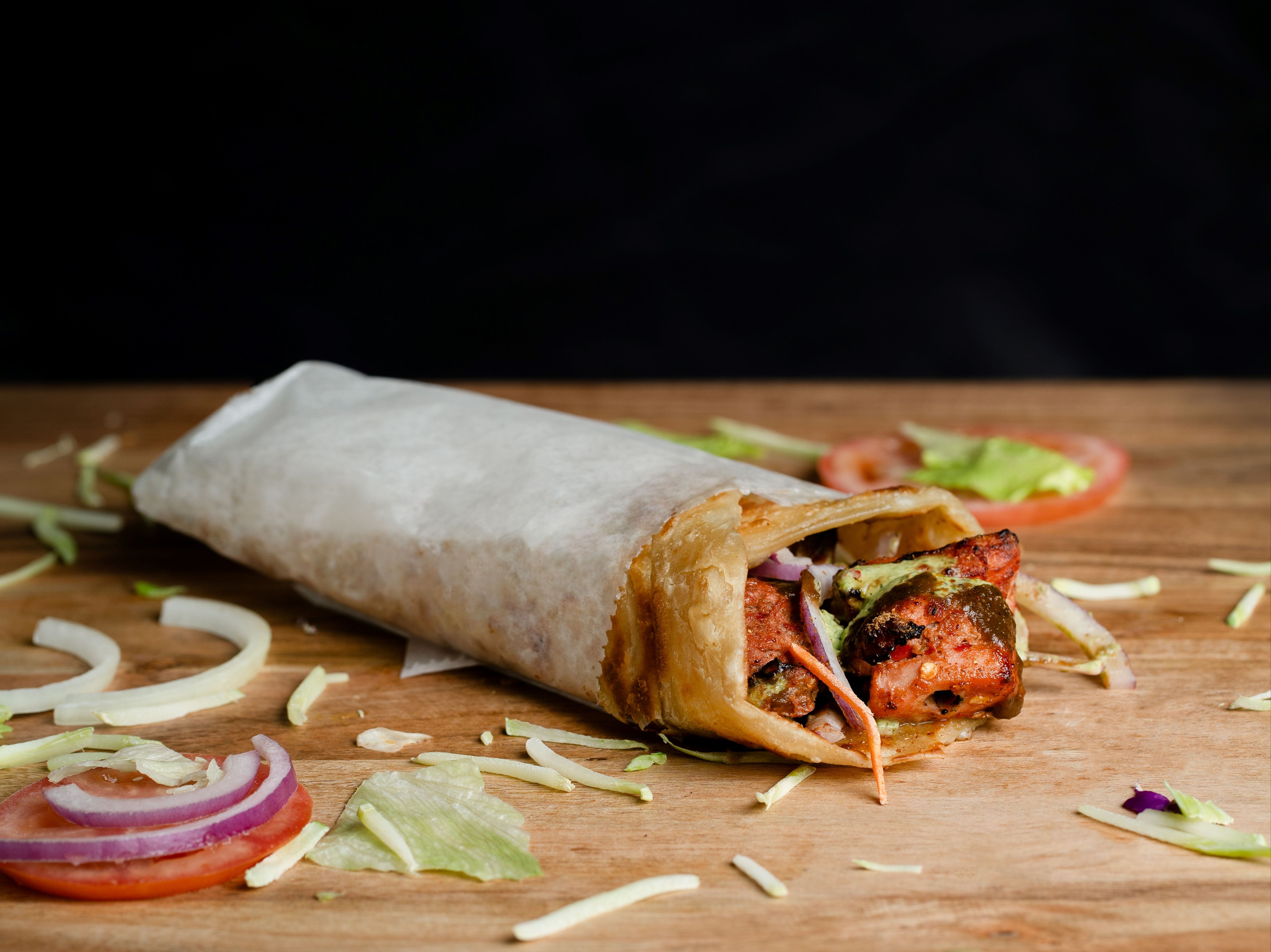 Chicken Tikka Paratha Roll