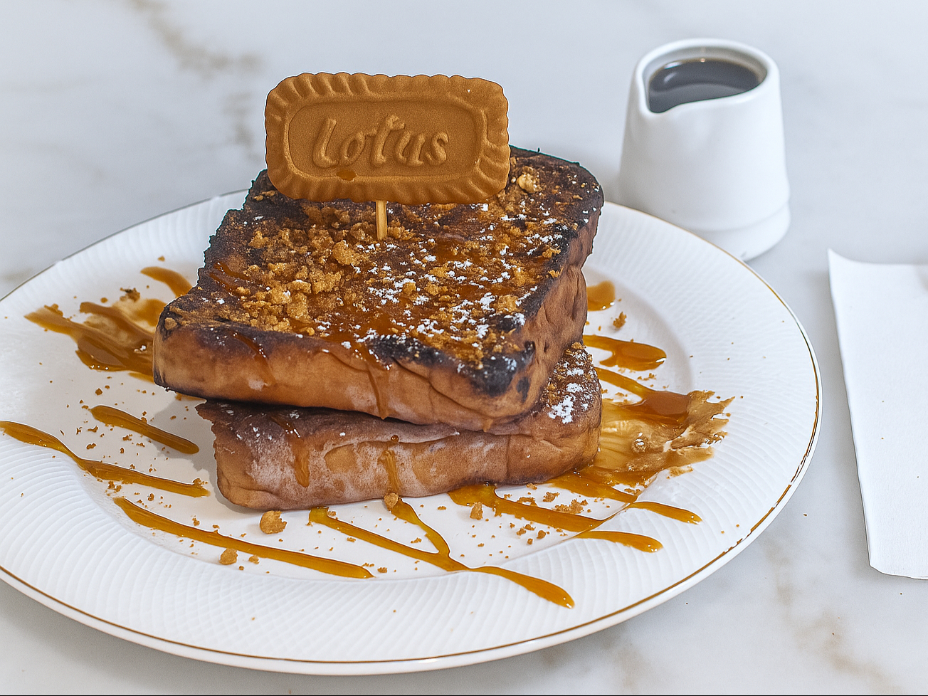 Biscoff French Toast.