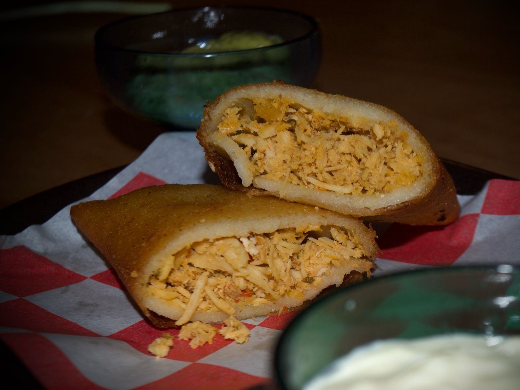 Chicken Empanada / Empanada de Pollo Mechado.