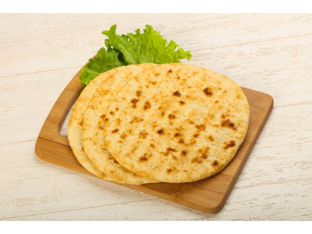 Garlic Butter Brushed Pita.