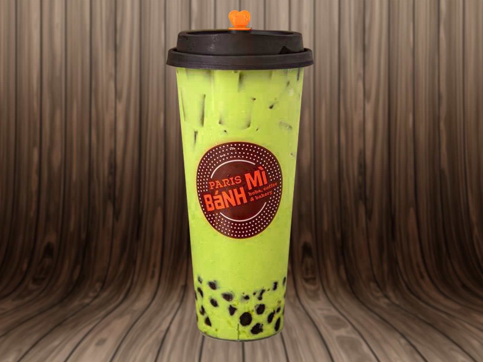 MATCHA MILK TEA.
