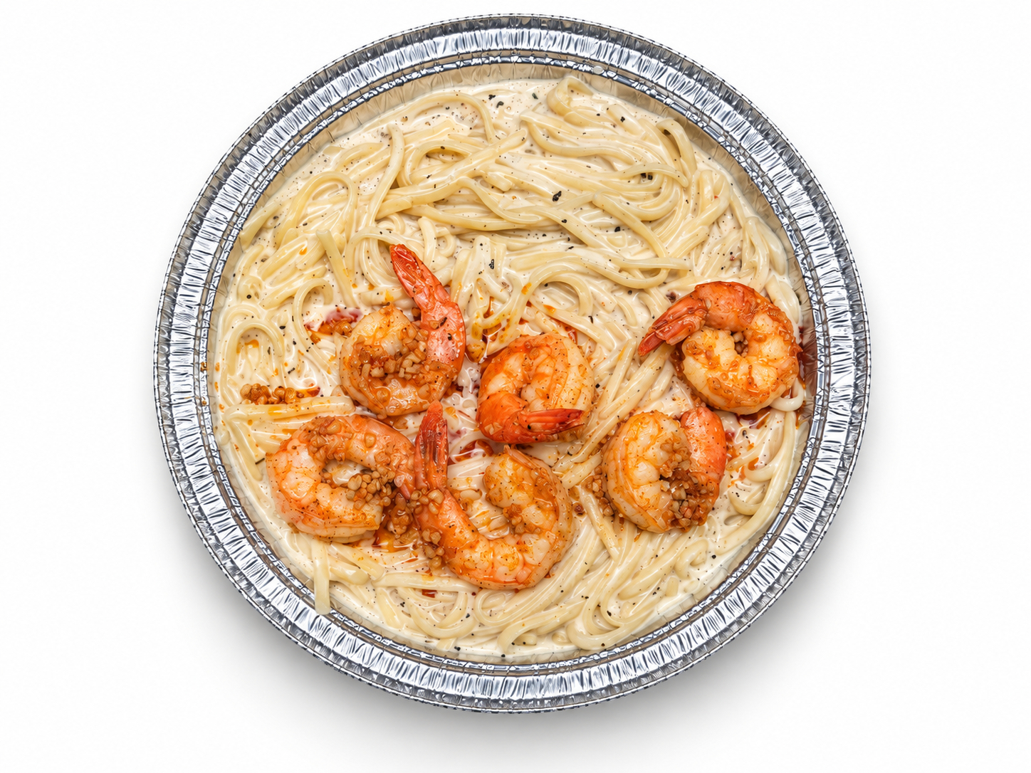 Shrimp Alfredo.