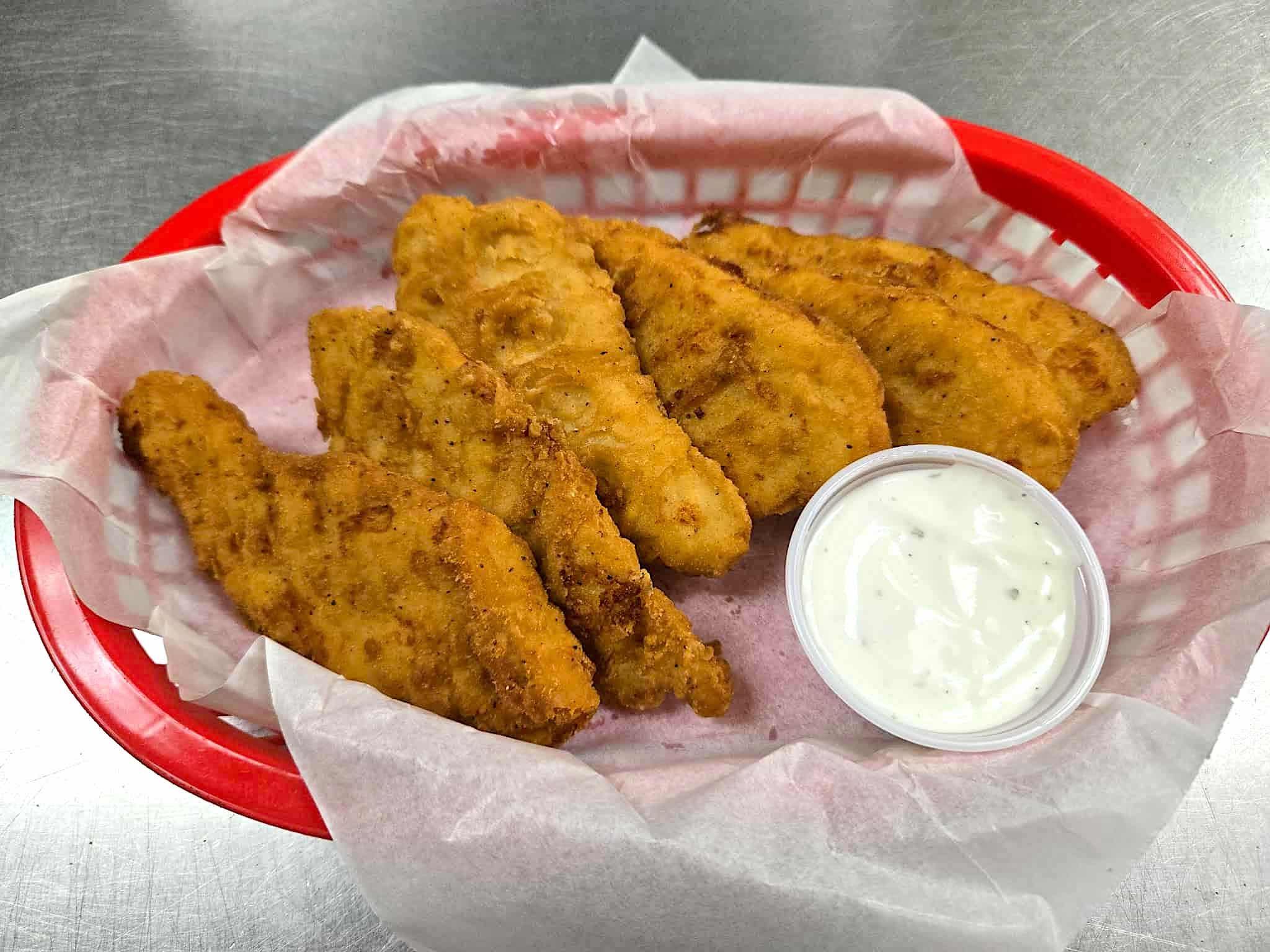 Chicken Strips 6 piece.