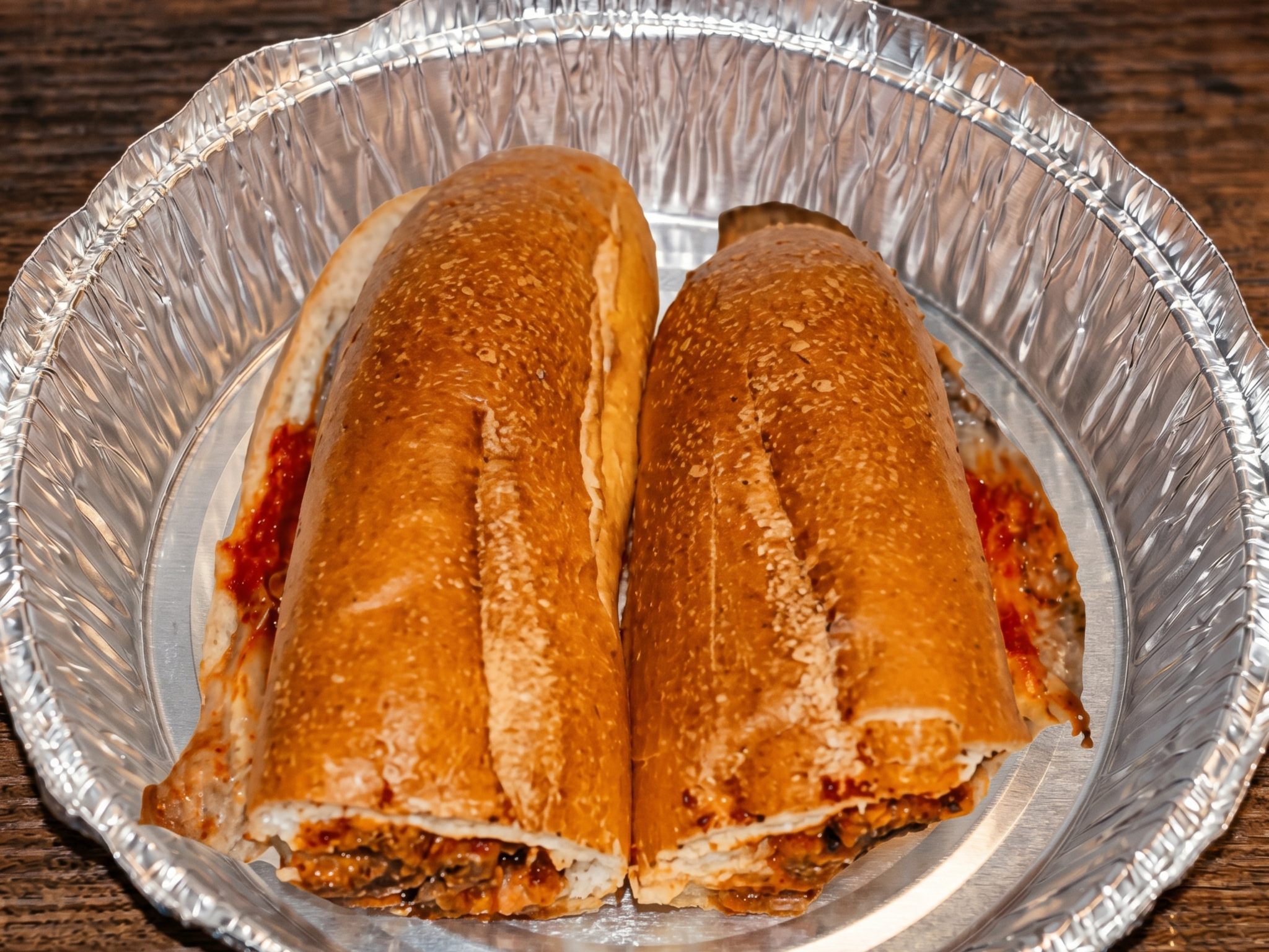 Eggplant Parm Hero.