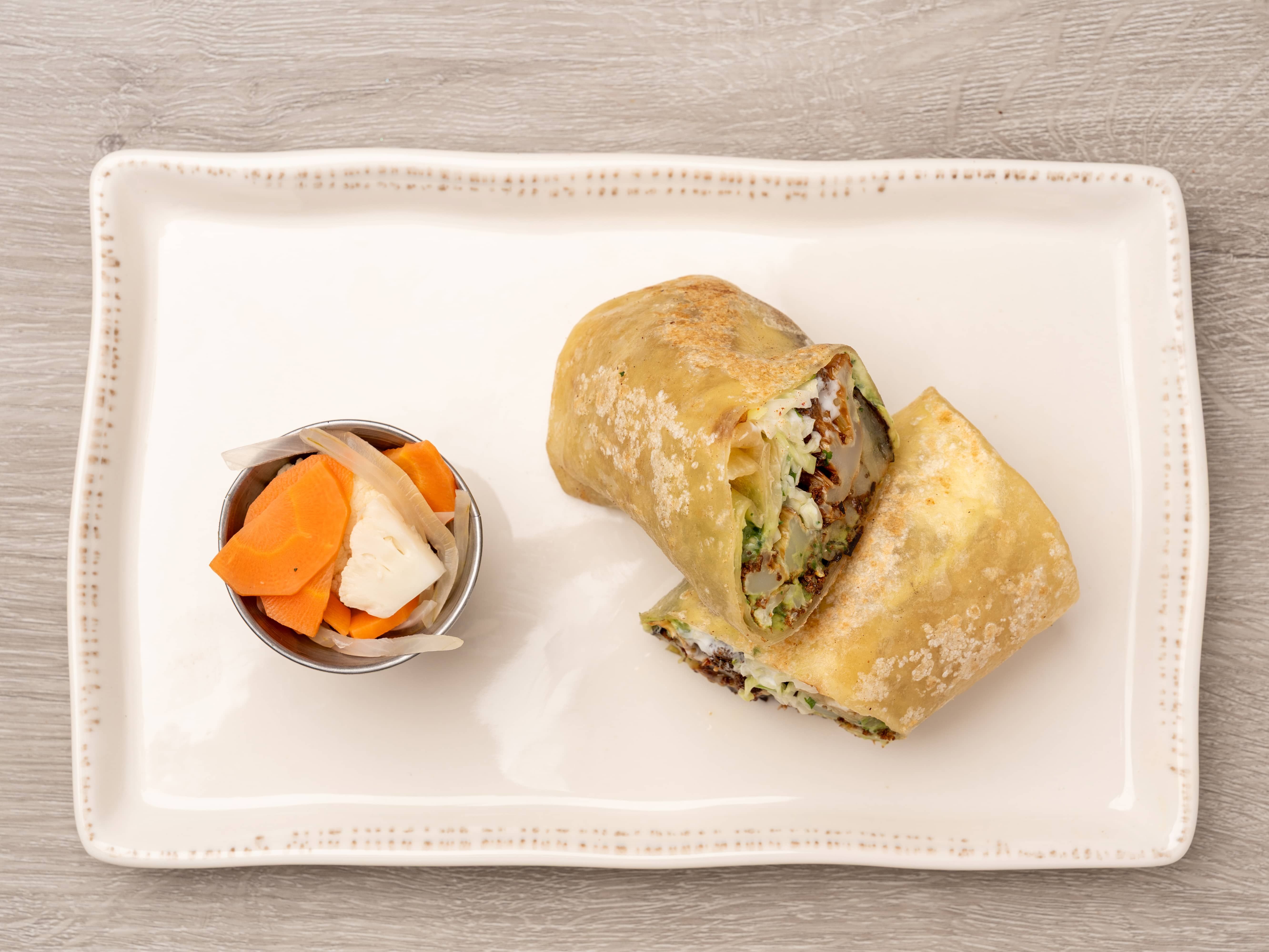 Ma'ali Veg Burrito.