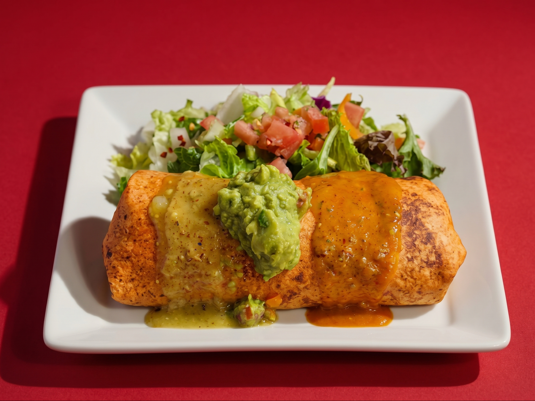 Blackened Salmon Burrito.