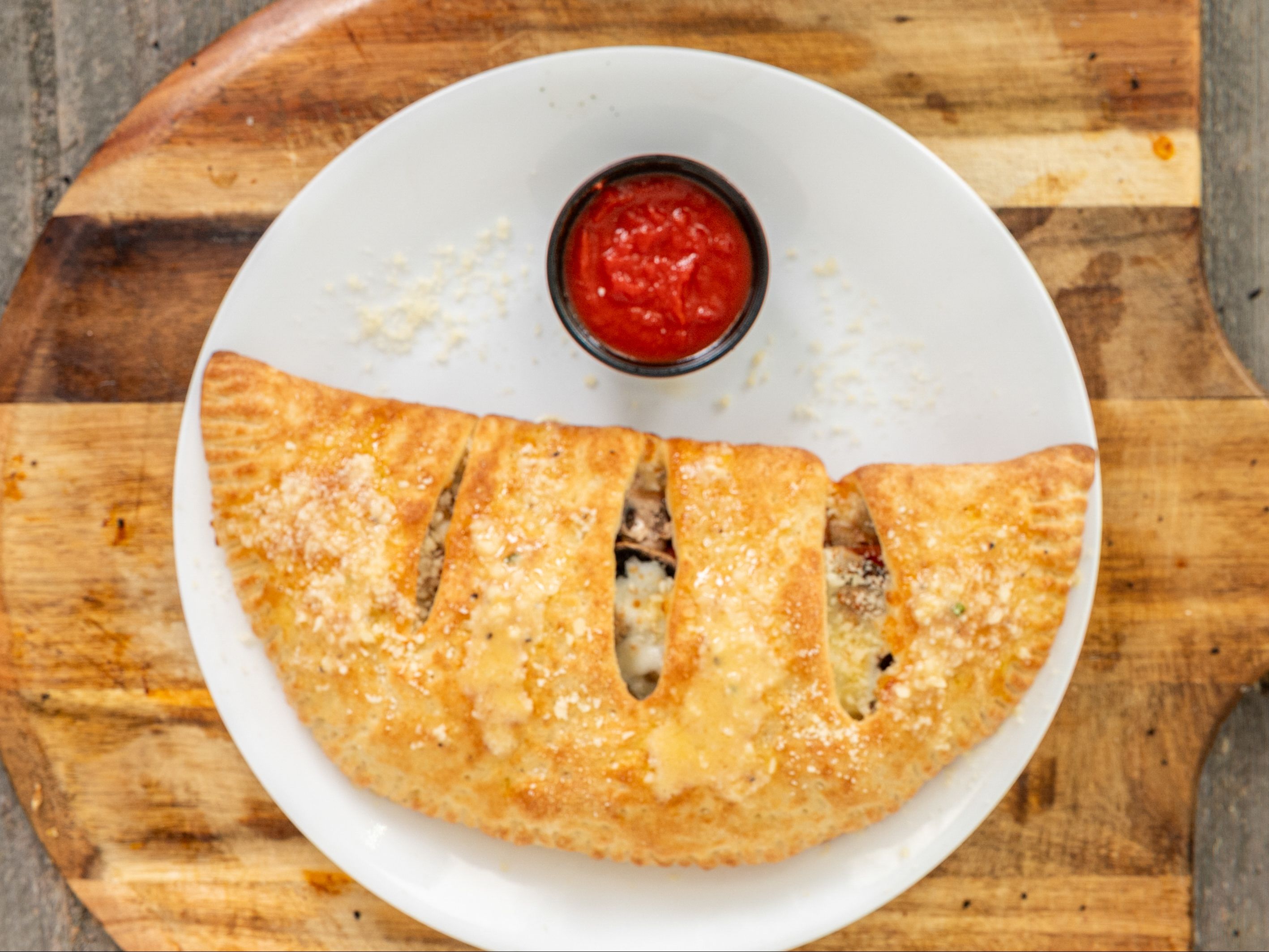 Veggie Calzones.